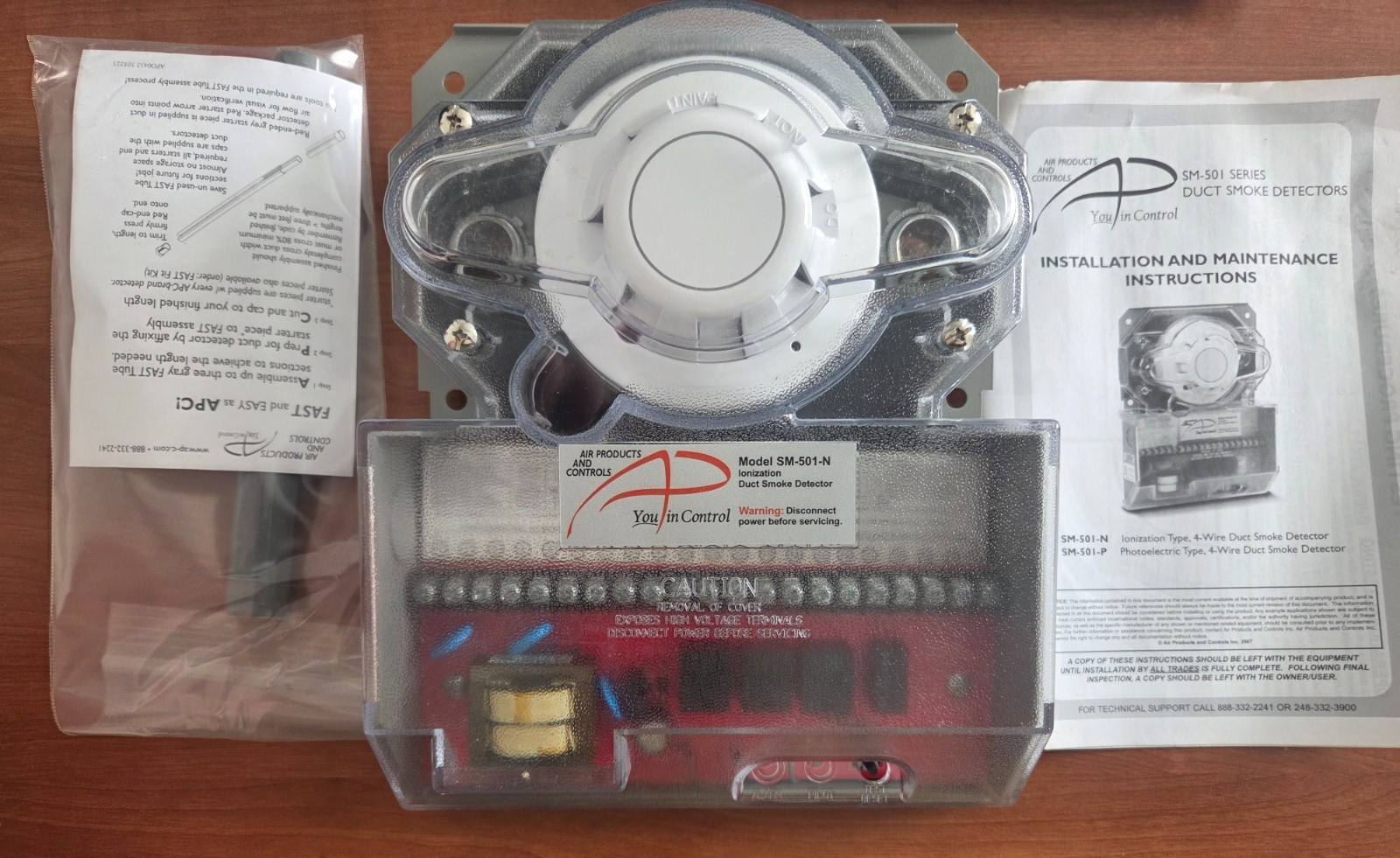 Air Products & Controls SM-501-N 4-Wire Conventional Duct Smoke Detector