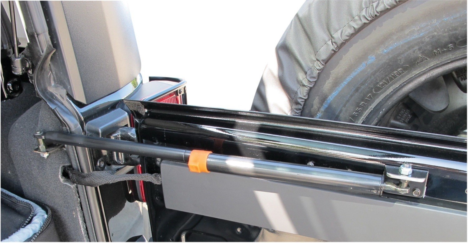 Rampage 86618 Heavy Duty Gas Strut Stabilizer for 07-10 Jeep Wrangler JK