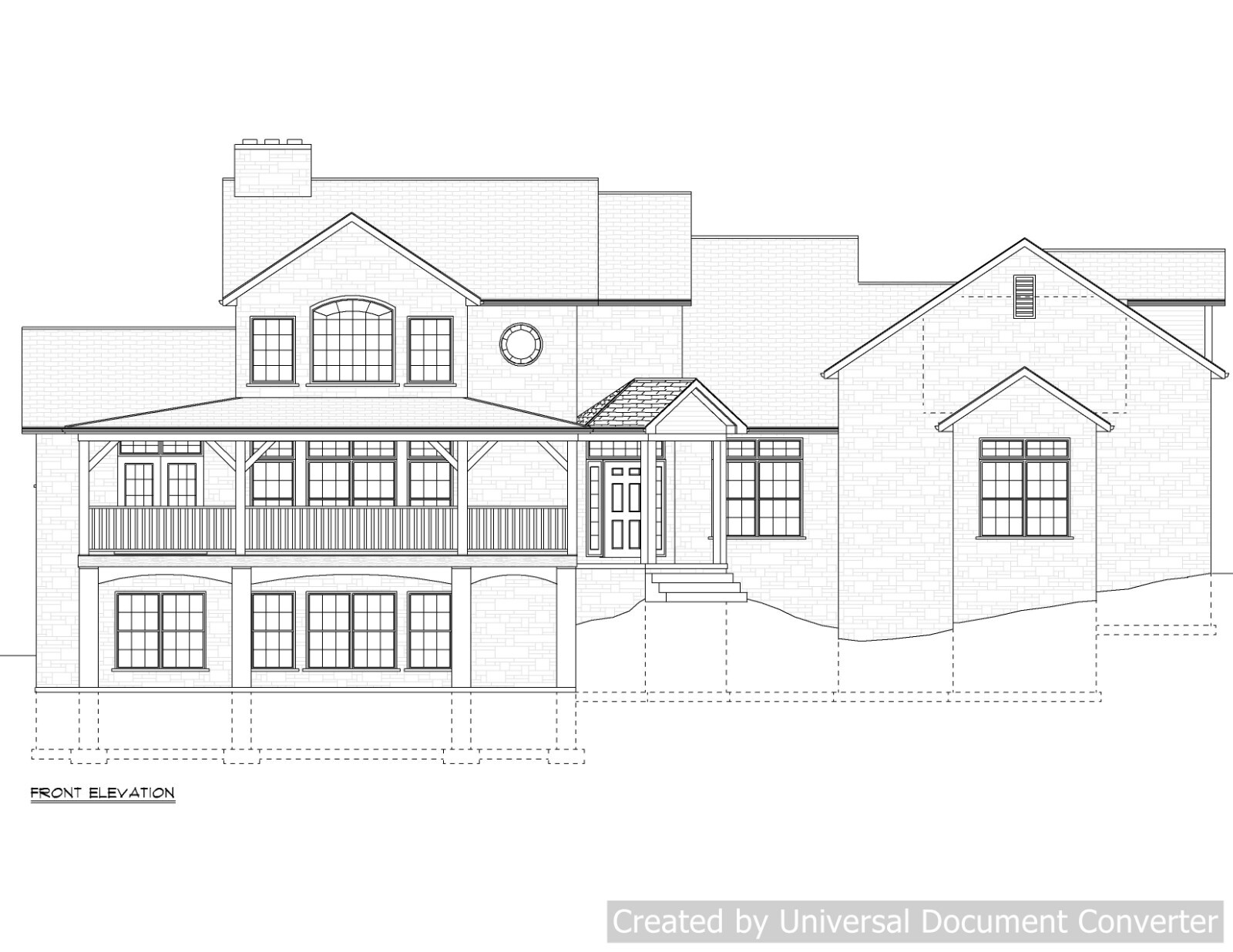 Full Set of two story 3 bedroom house plans 3,821 sq ft