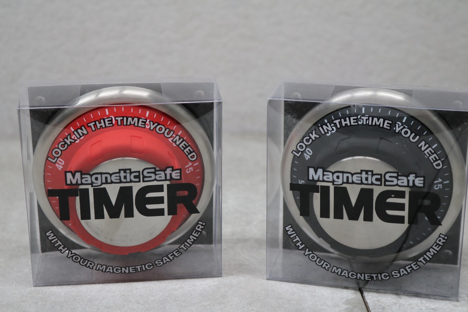 Streamline Magnetic Safe Timer Combination Lock Kitchen Red or Black 60 Minute