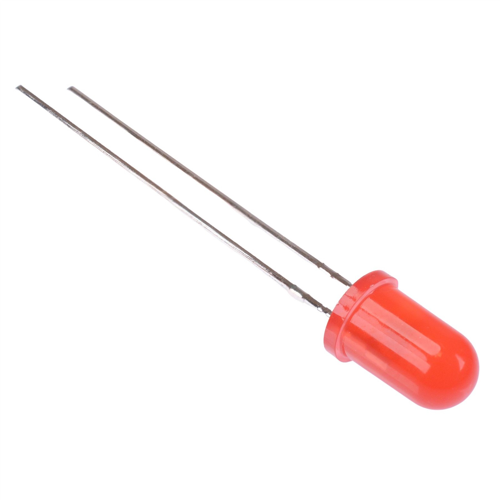 10 x Red 5mm Diffused LED 350mcd 60°