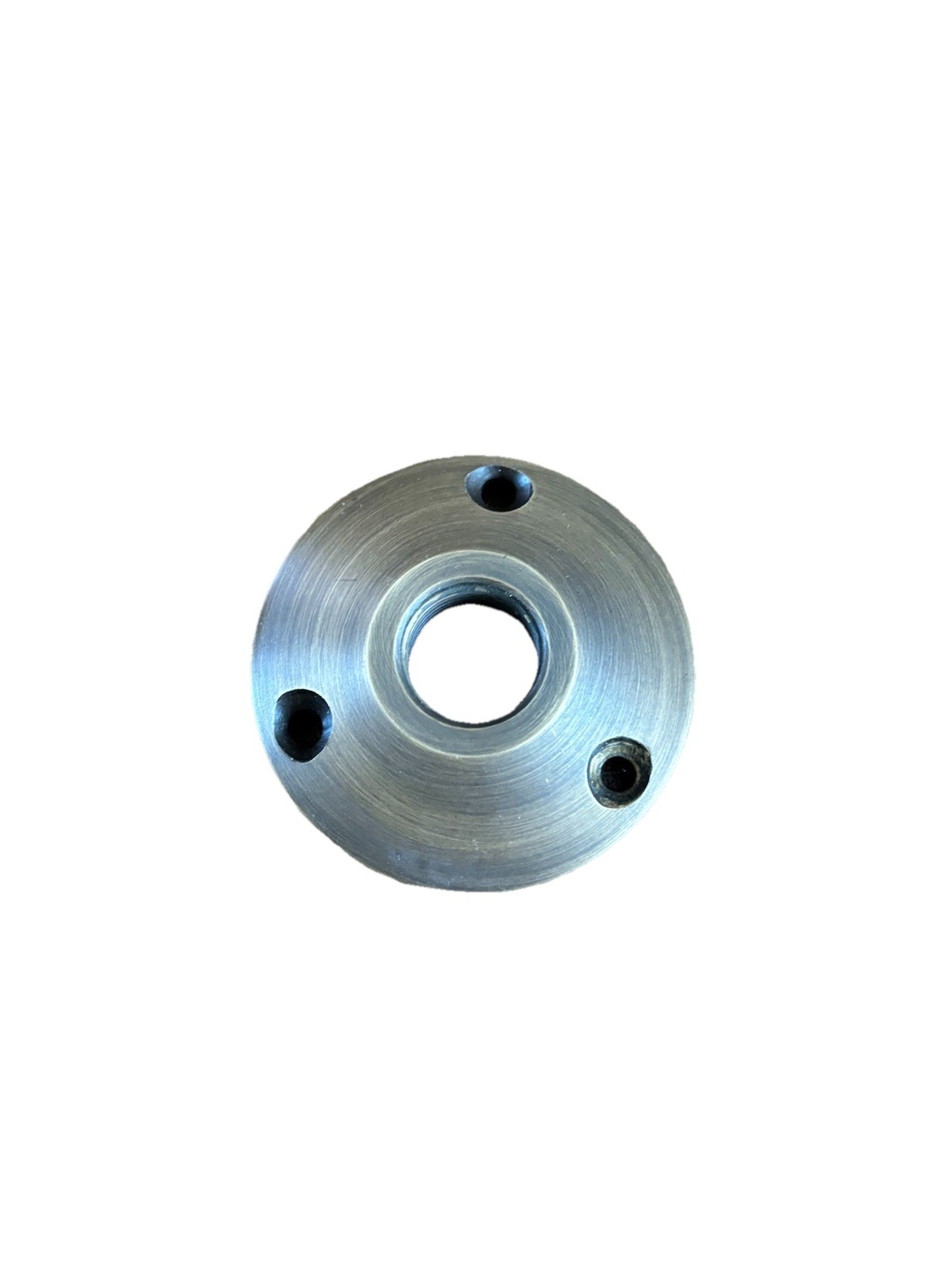 Lighting Round 3 Hole Mount for Landscape Lighting, Antique Brass