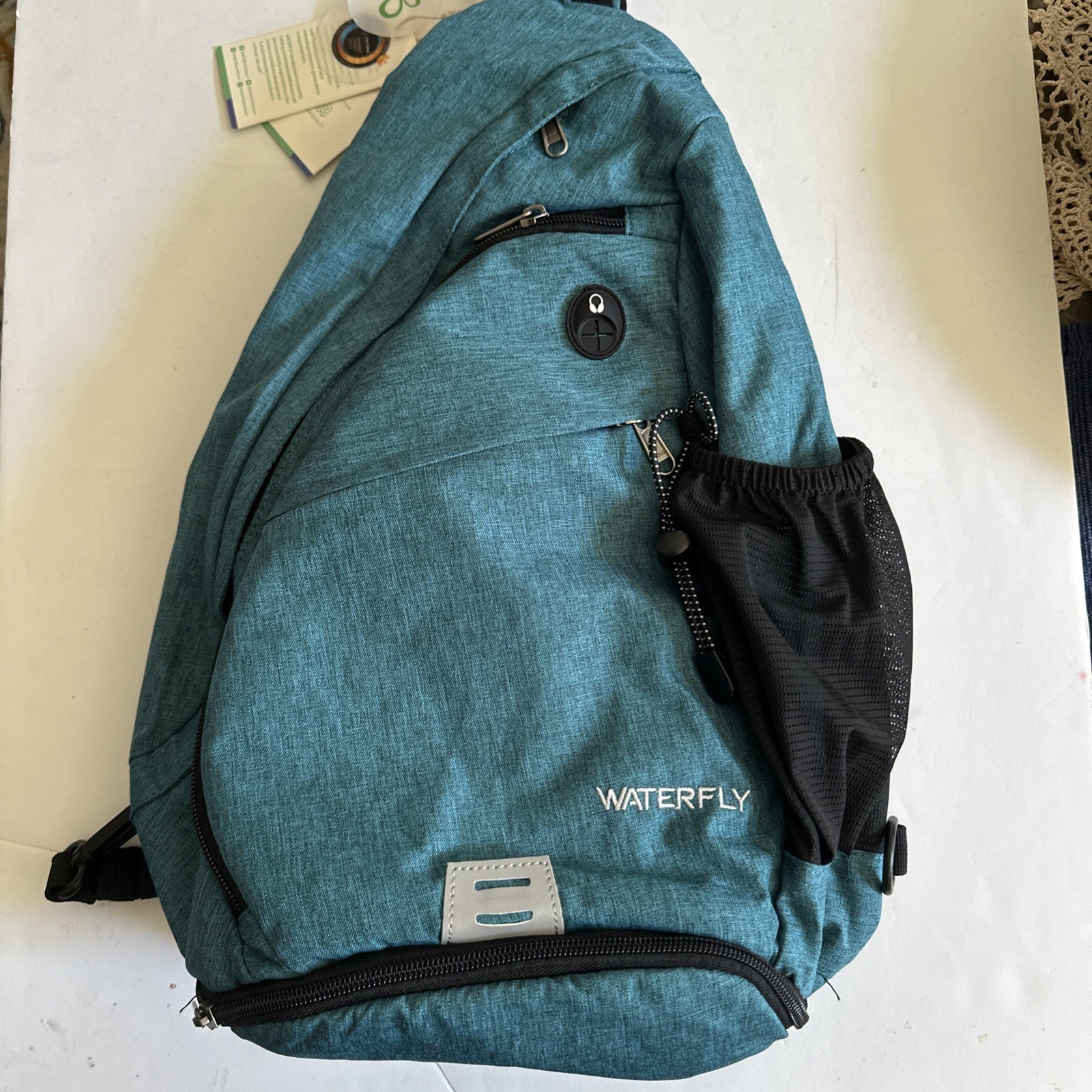 WATERFLY Backpack Sling Crossbody Travel Hiking