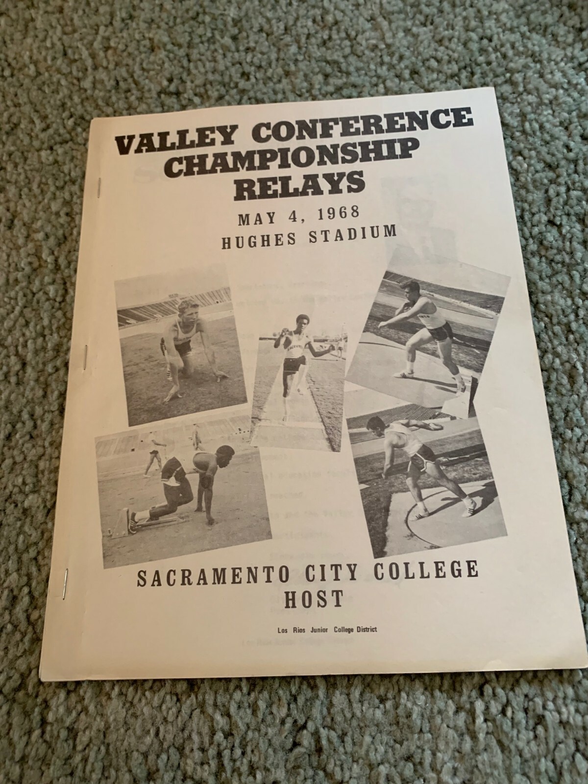 1968 Valley Conference Track & Field Championship Relay Program