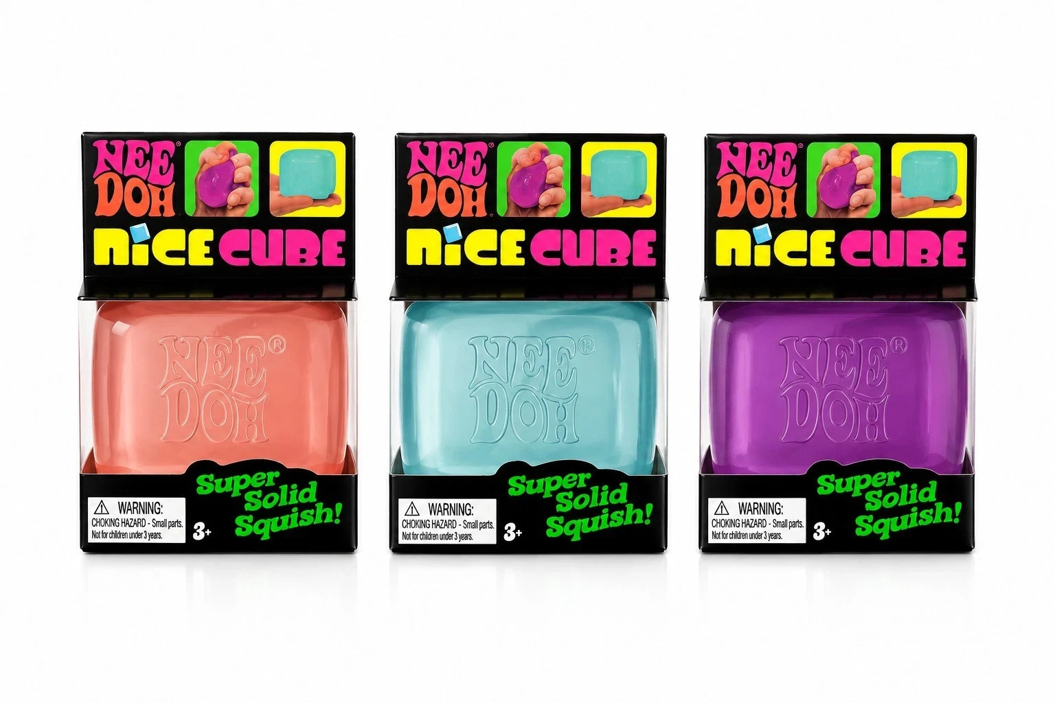 Schylling NeeDoh Nice Cube Sensory Fidget Cube Stress Relief Squishy Toy