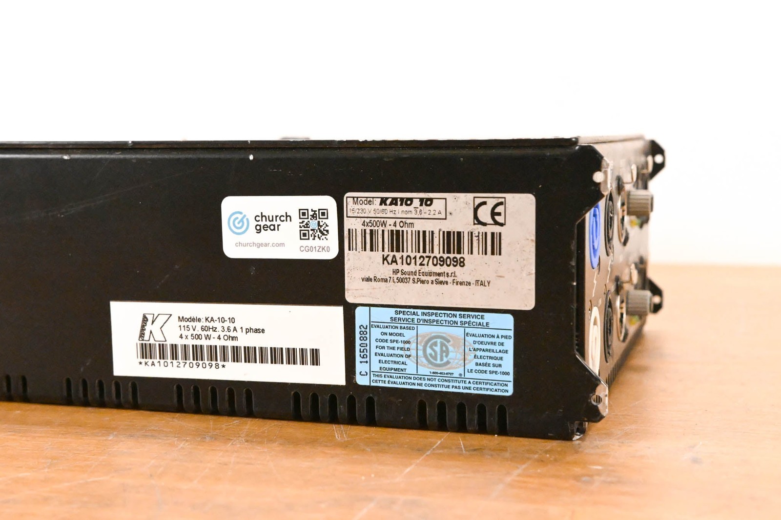 K-Array KA10-10 Class D Digital Audio Power Amplifier with Onboard DSP CG01ZK0