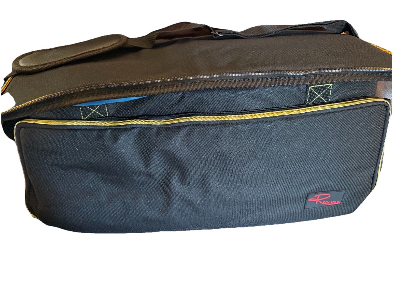 Redoliko Cable Gig Bag – Waterproof 600D, Custom Dividers + 5 Yards Hook Tape