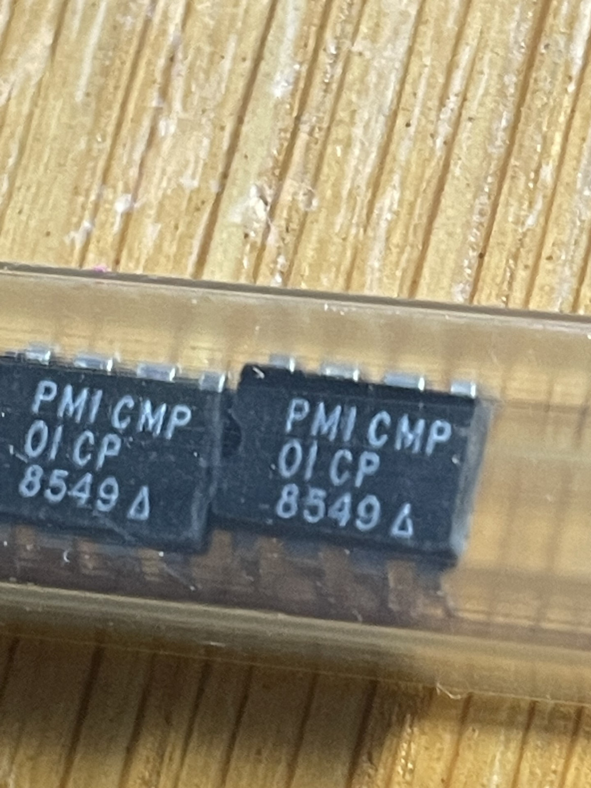 TWO (2)  brand new PMI CMP01EP - Single Voltage Comparator - Plastic DIP-8