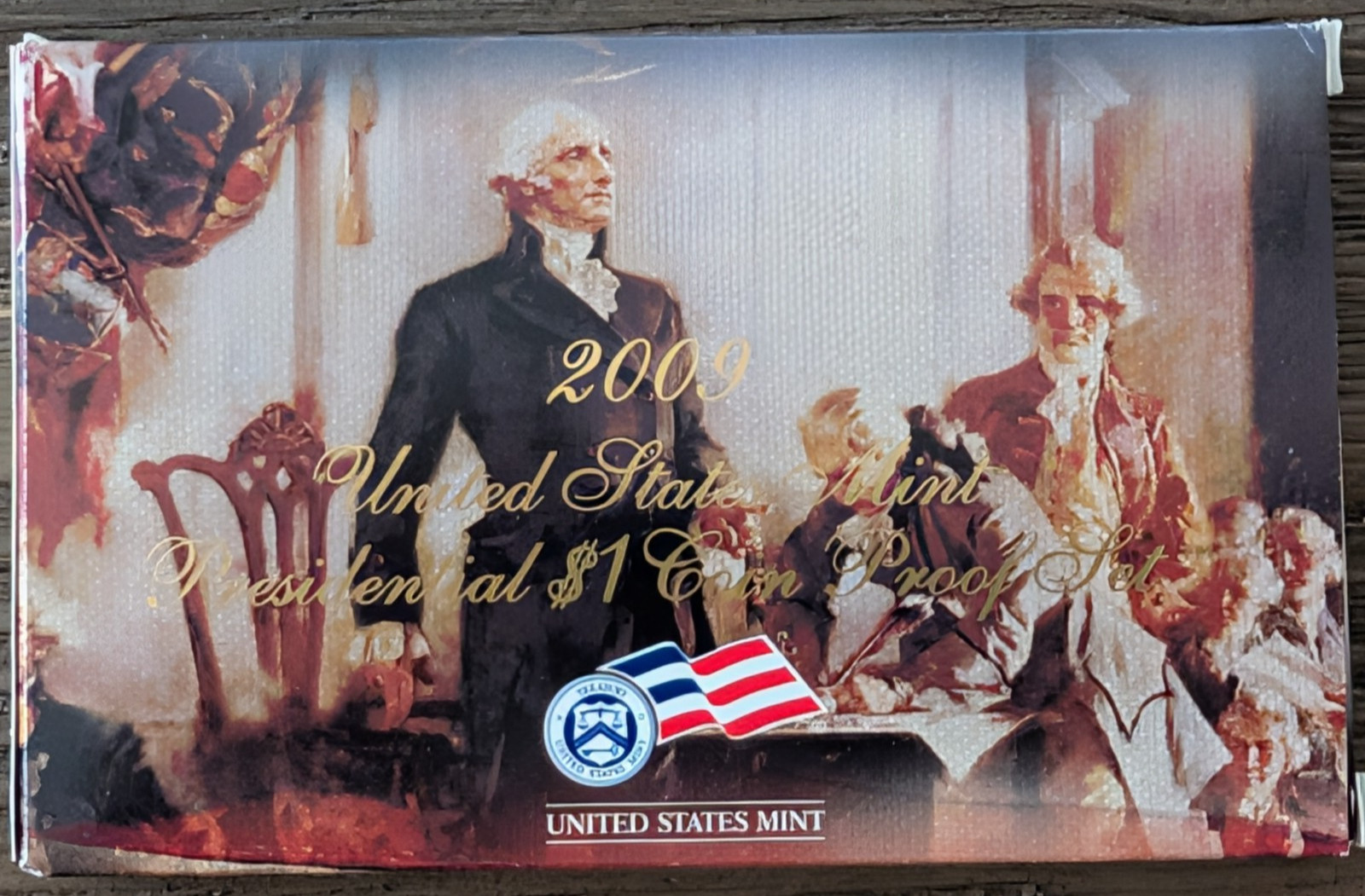 2009 US Mint Presidential $1 Dollar Coin Proof Set W/ Box & COA