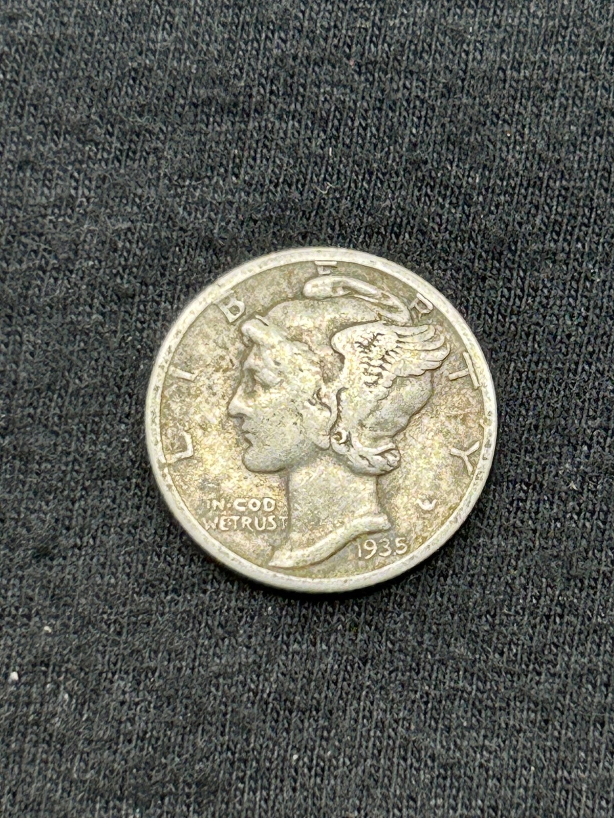 1935 P MERCURY DIME