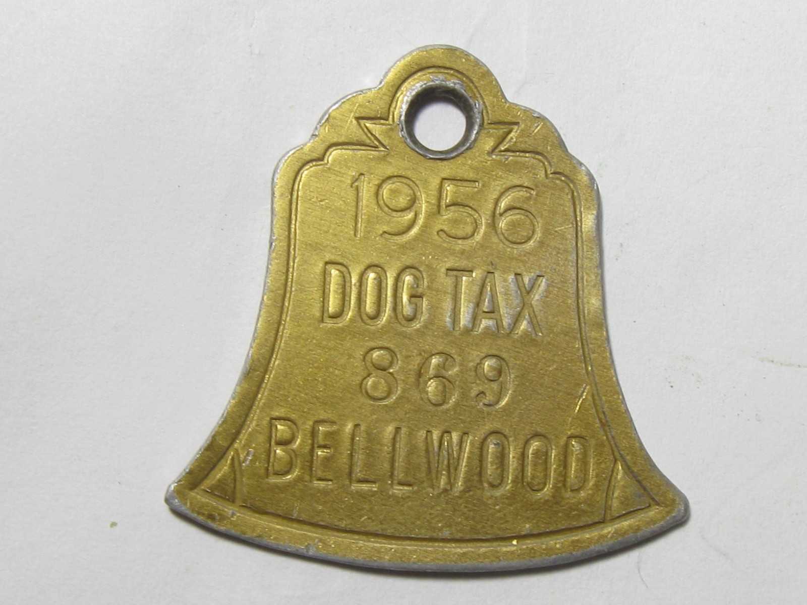1956 Bellwood ILL Dog Tax Tag - #64823