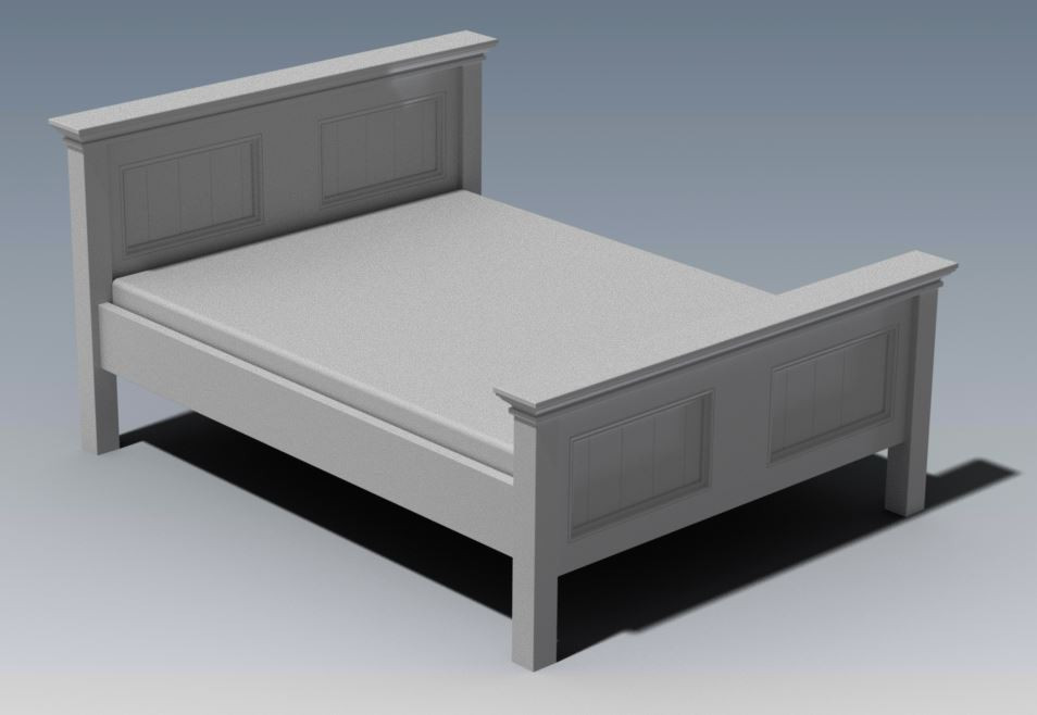 BUILDING PLANS FOR CRAFTON QUEEN SIZE TIMBER BED - MAKE YOUR OWN & SAVE $$$