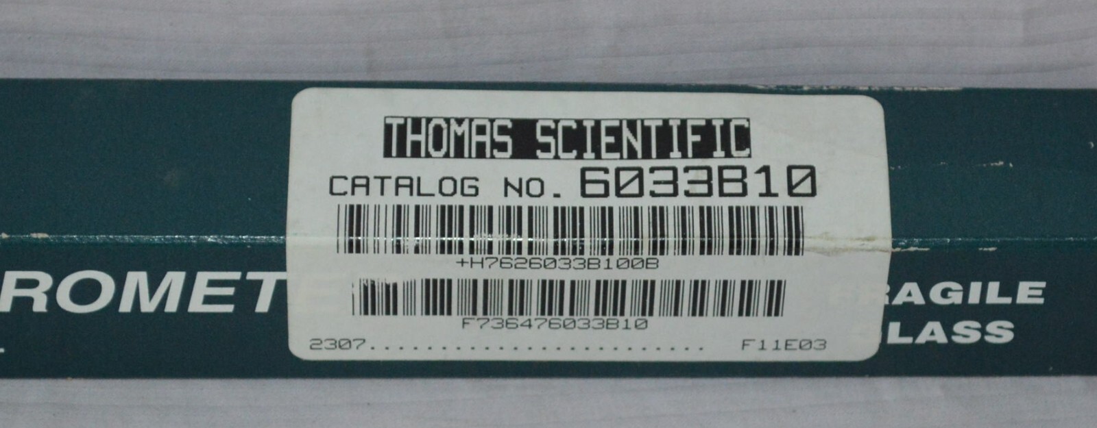 Thomas Scientific Precision Hydrometer Fragile Glass Maybe Beer Making