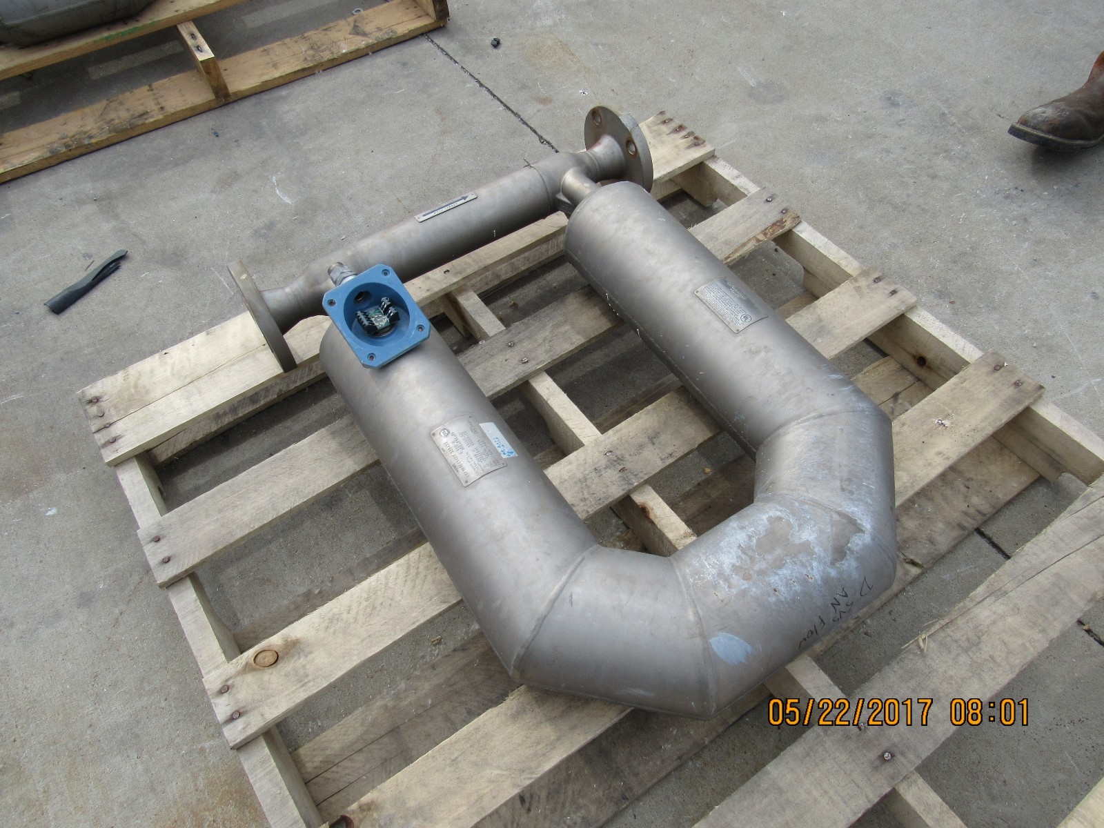 MICRO MOTION CMF200M418NU MASS FLOW SENSOR USED