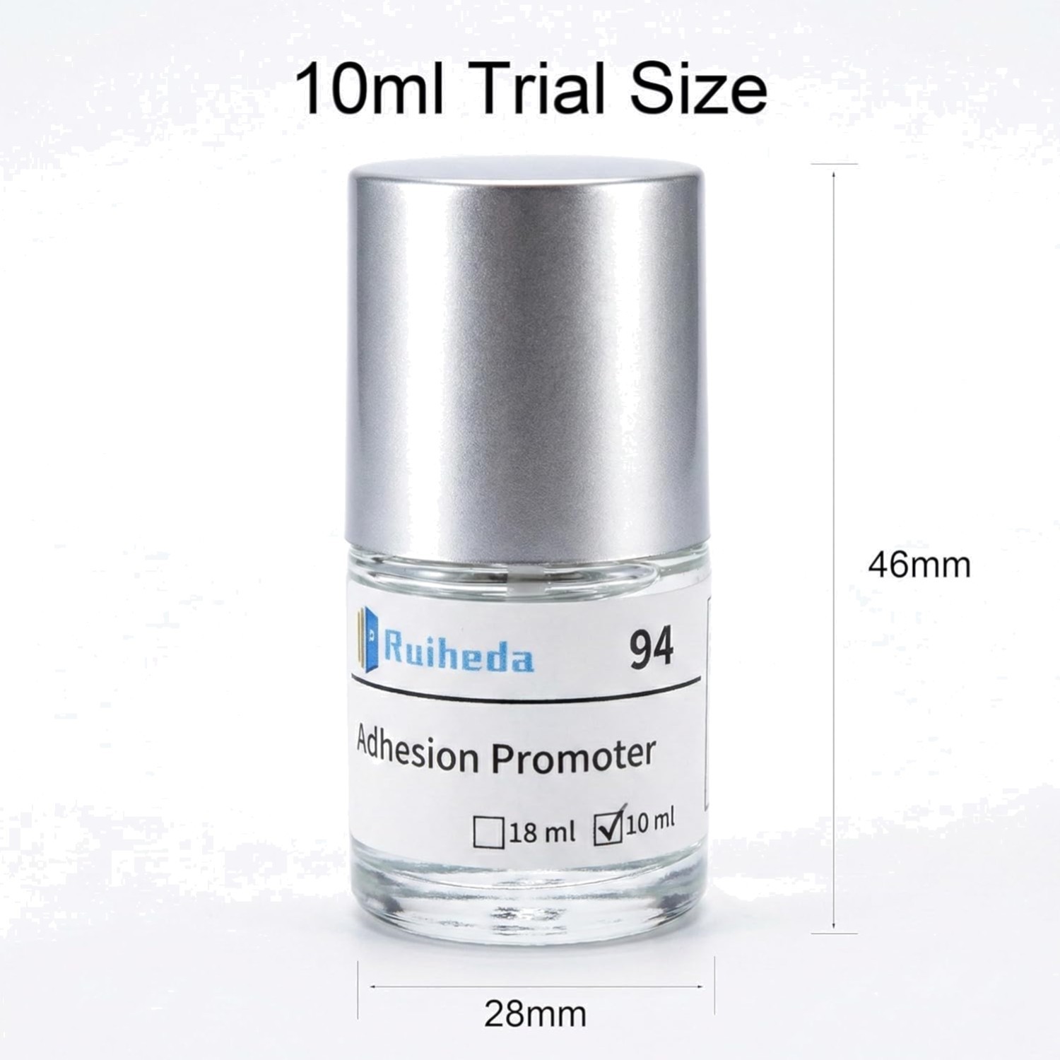 Versatile 10ml Tape Primer 94 - Clear Adhesion Promoter with Brush Applicator