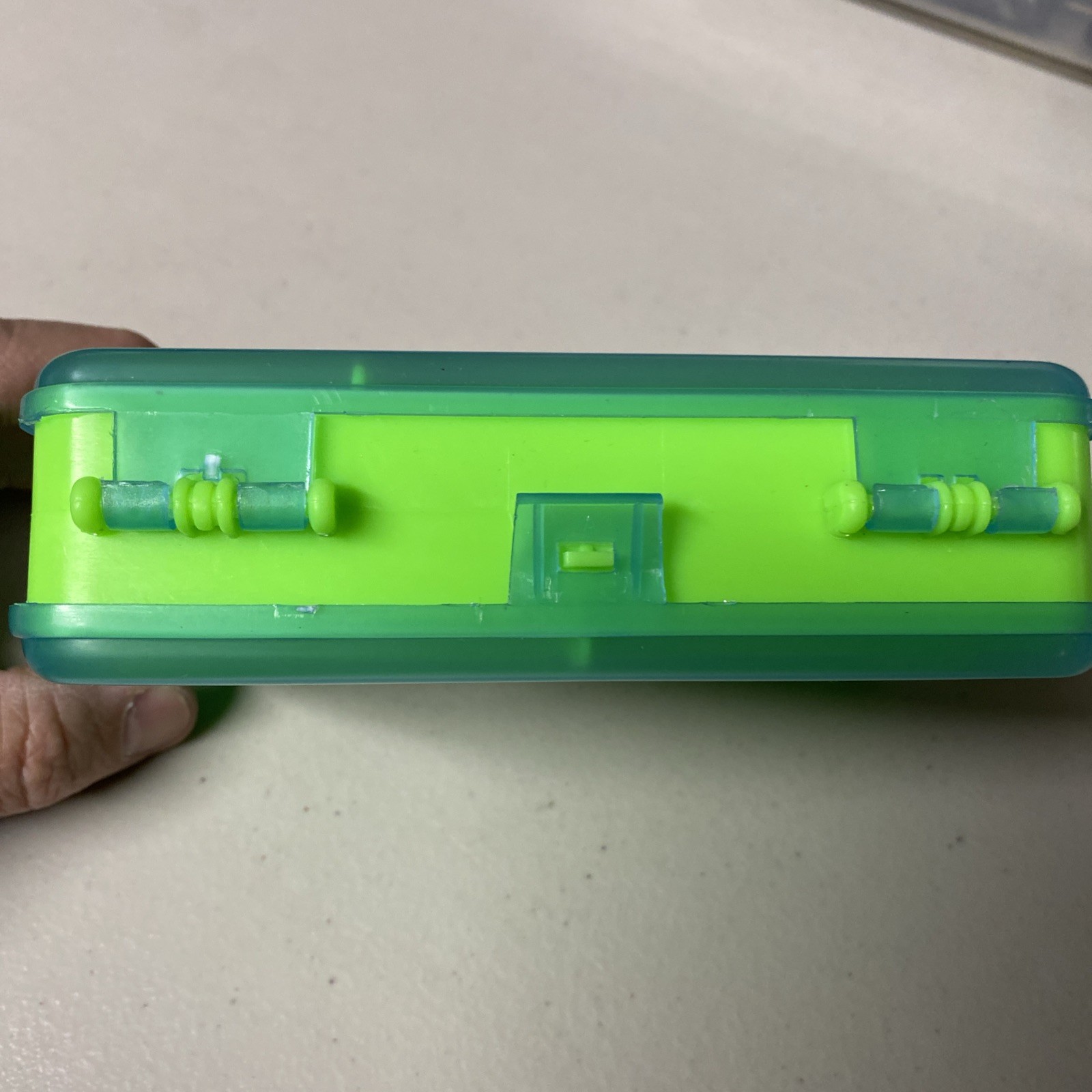 8 tray crafting travel container with wrist strap