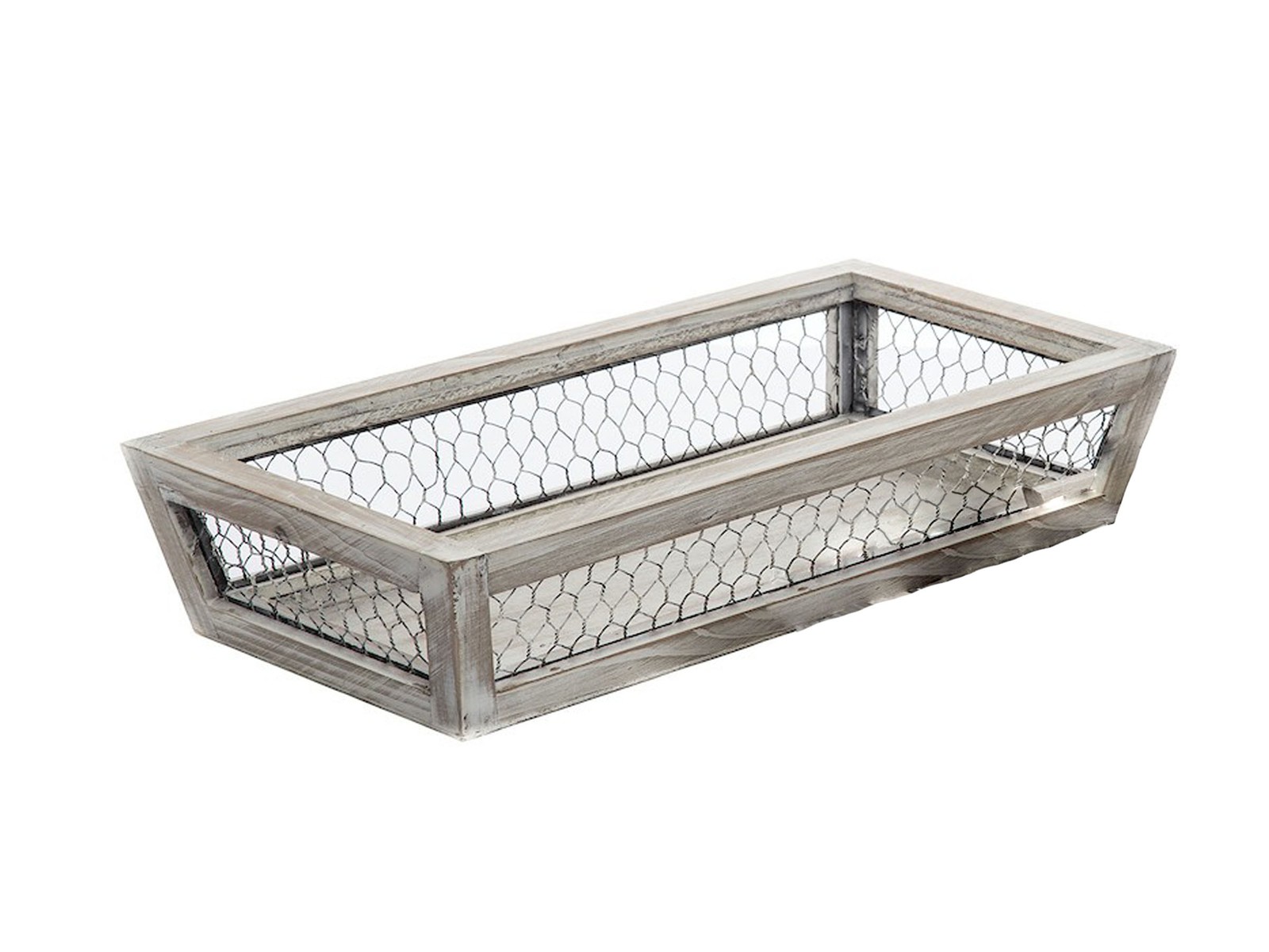 Chicken Wire Low Basket Set of 2
