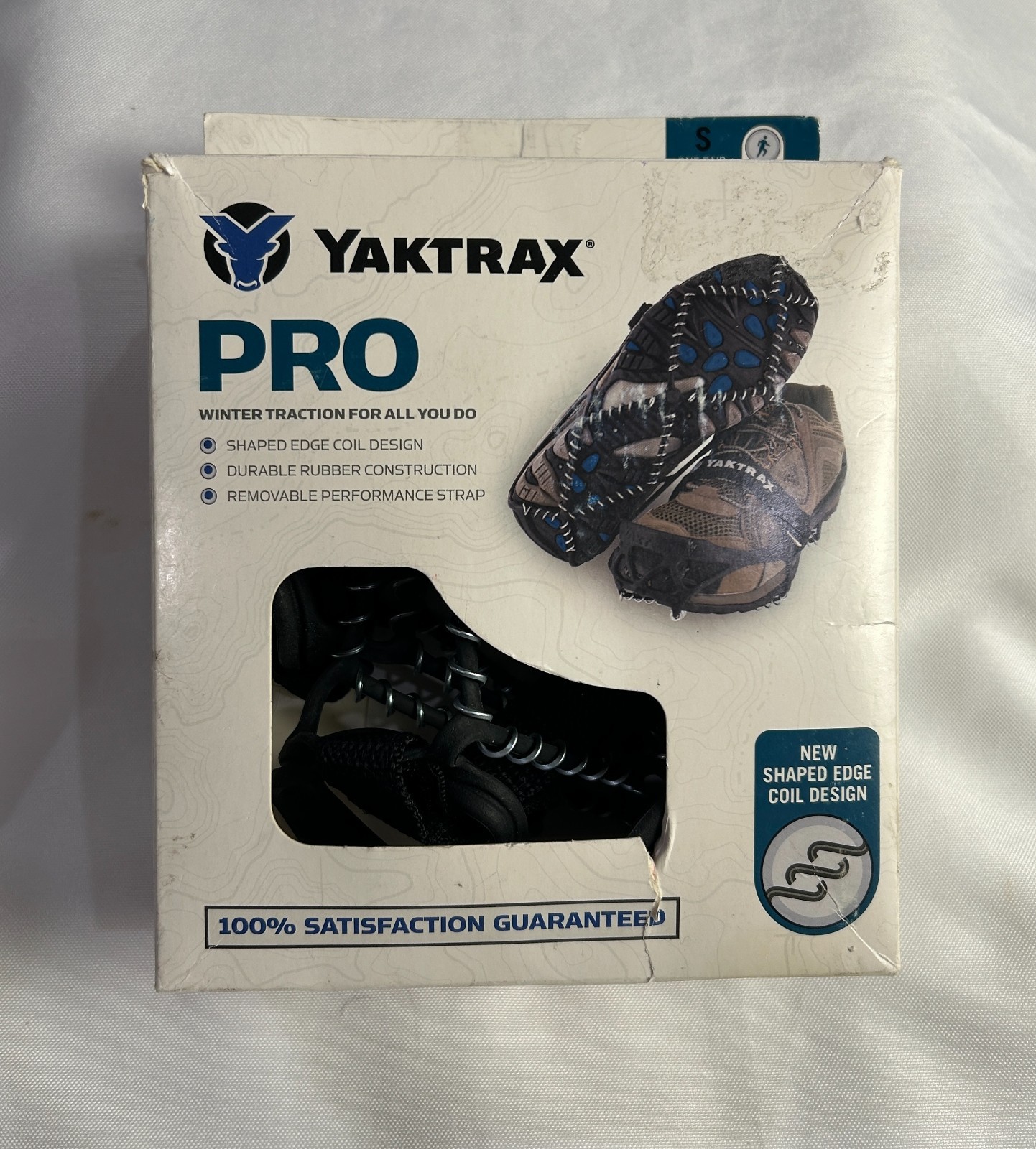 Yaktrax Pro Small Winter Traction Cleats Coils With Strap Unisex Sz Small *NEW*