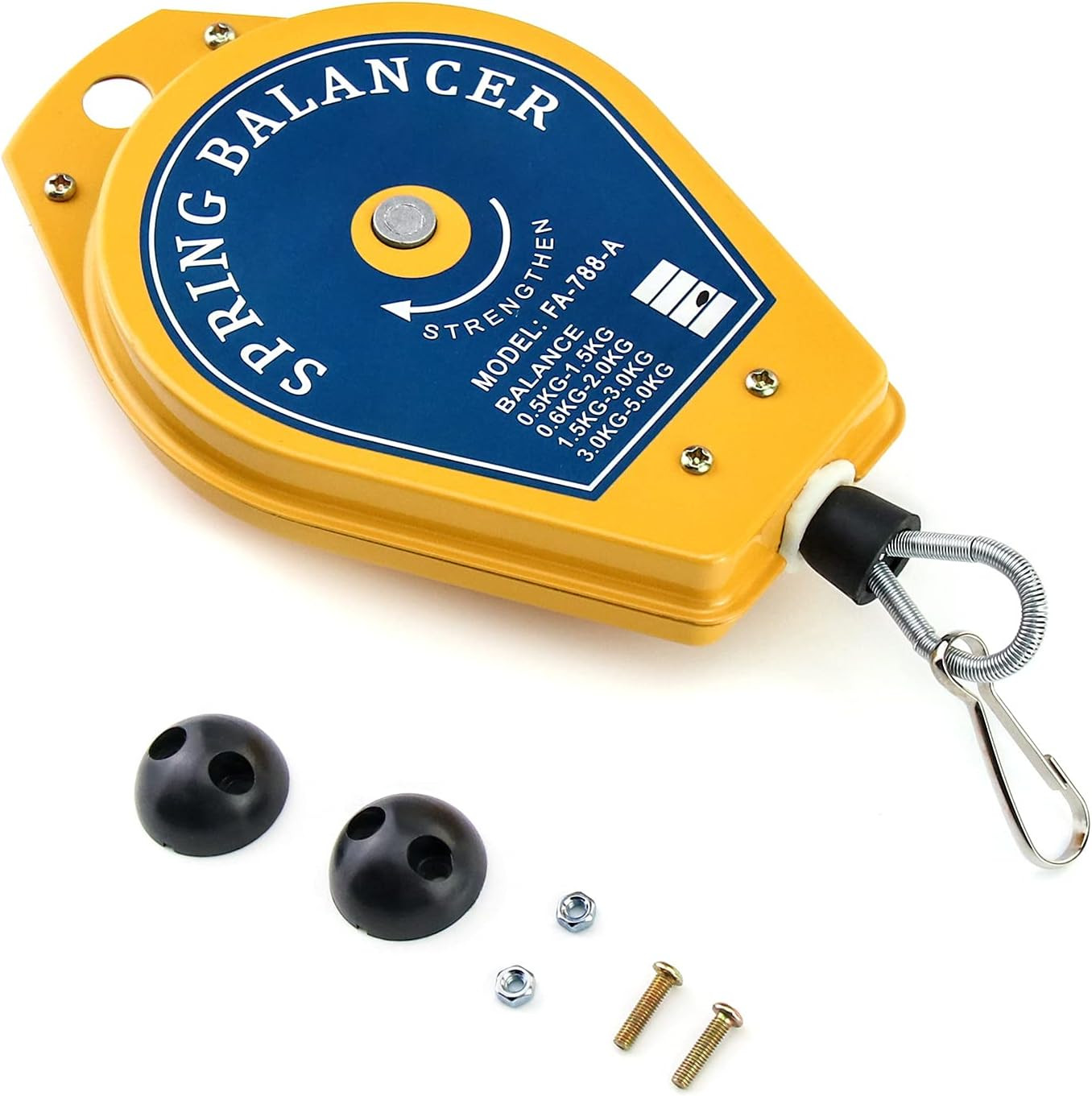 Spring Balancer 3.3-6.6lb Retractable Tool Holder for Assembly Line Ceiling Uses