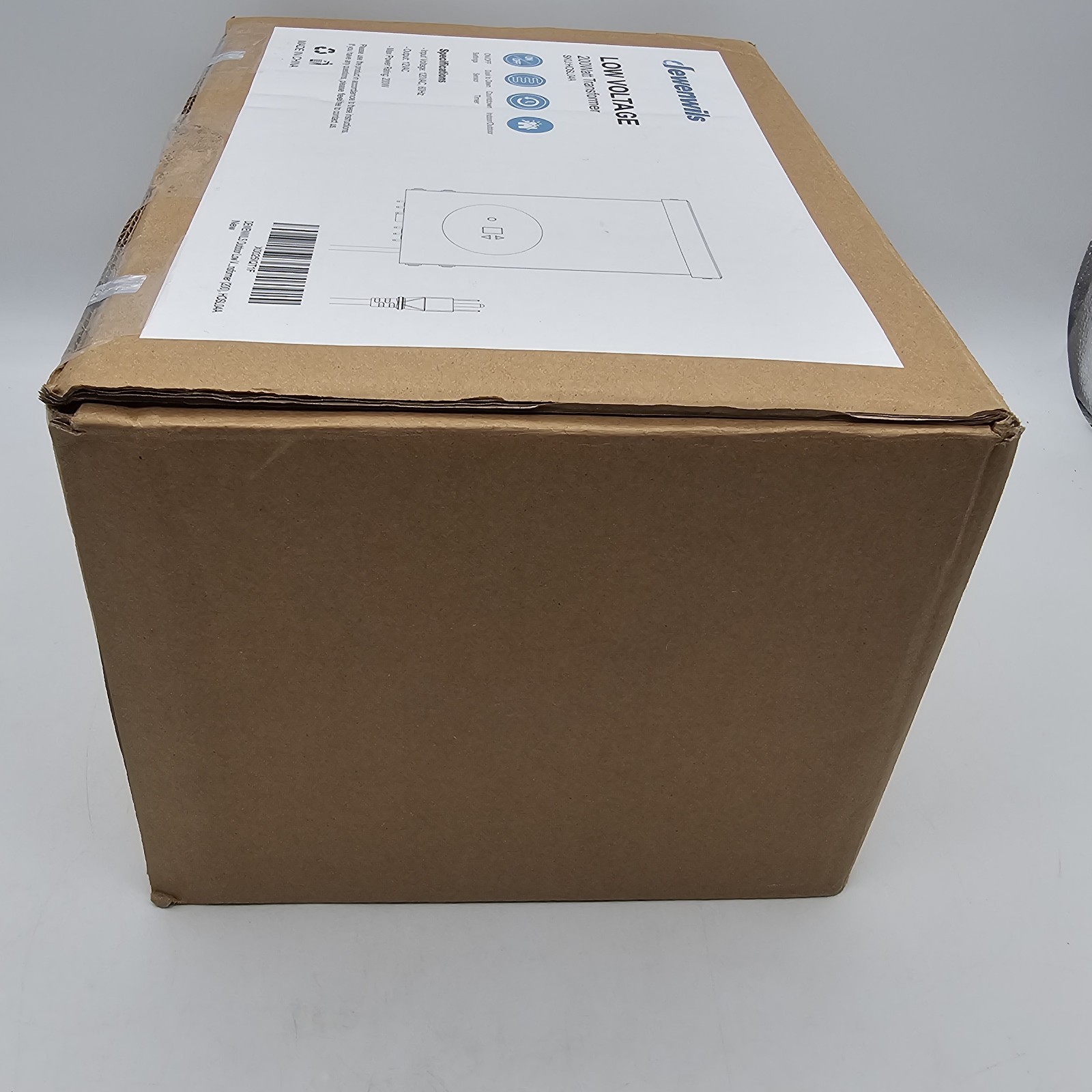 DEWENWILS 200W Low Voltage Landscape Transformer with Timer Dusk/Dawn Sensor