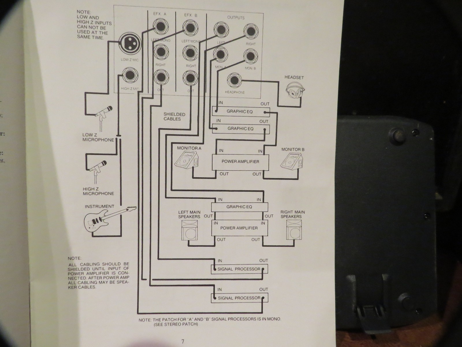 PEAVEY UNITY 2000 MIXER OPERATING GUIDE 19 PAGES nice copy
