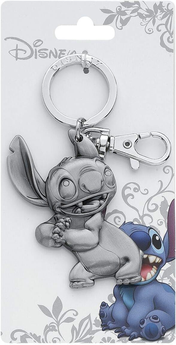 *NEW* Disney: Stitch Pewter Key Ring by Monogram