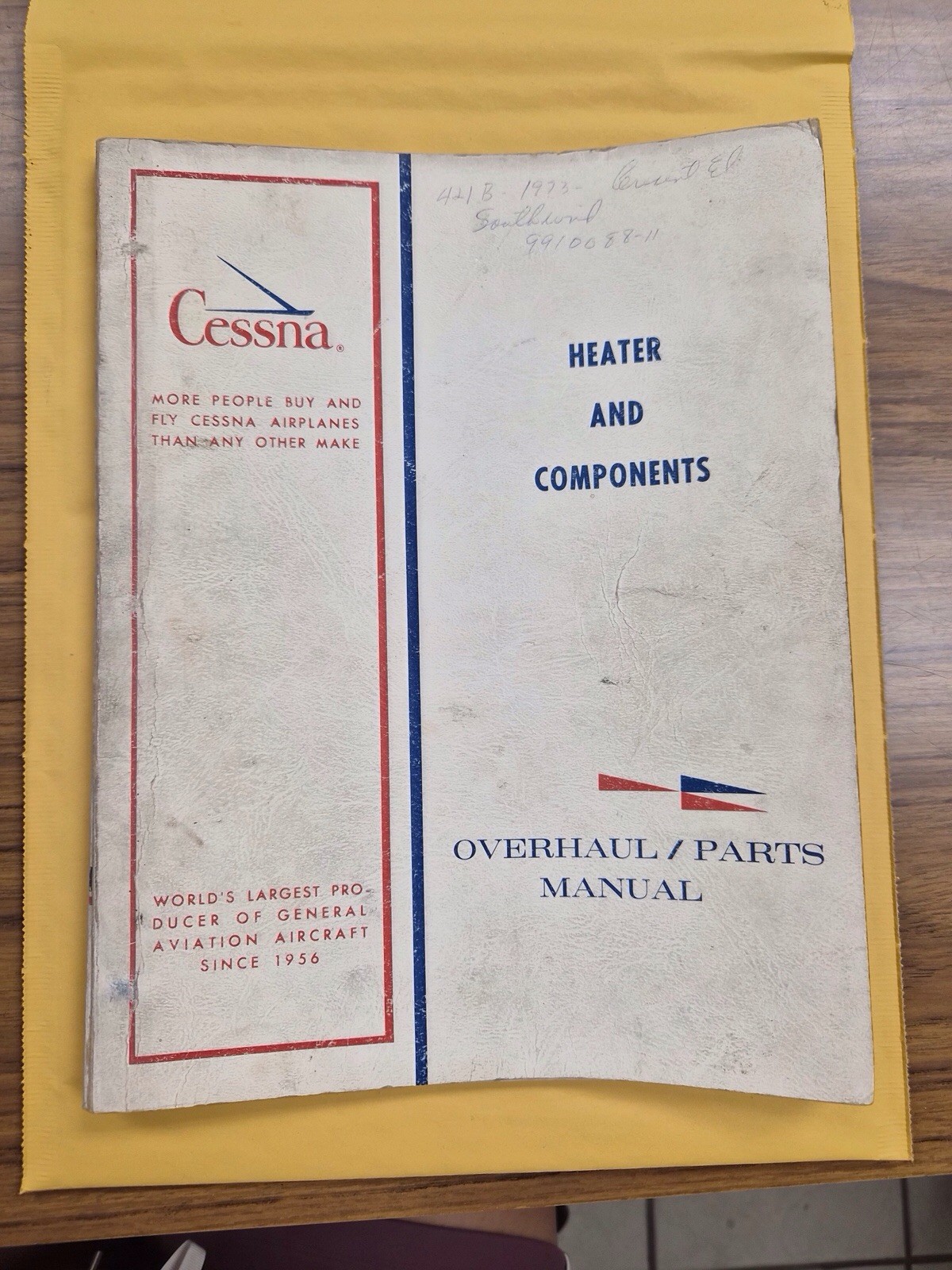Vintage Cessna Avionics, Overhaul/Parts Manual, Heater And Components