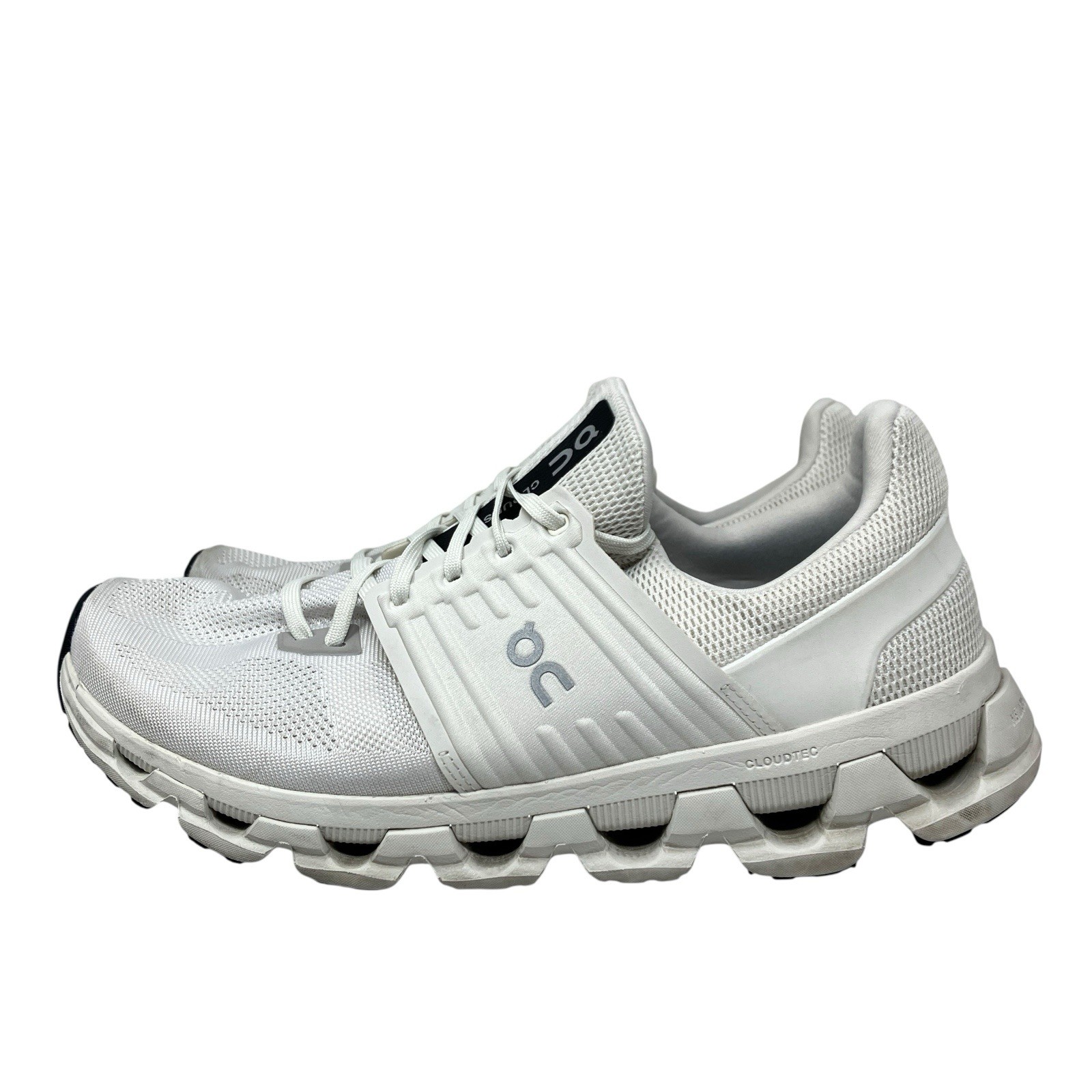 On Cloud Sneakers Mens 9.5 White Cloudswift 3 AD Ice Black Running 3MD10241926