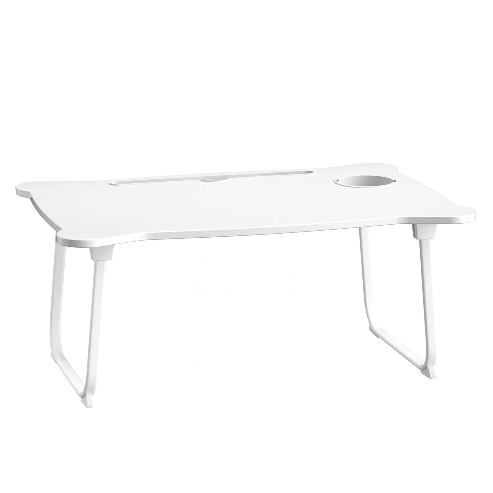Laptop Bed Desk Foldable Portable Laptop Table Breakfast Tray Stand Stable
