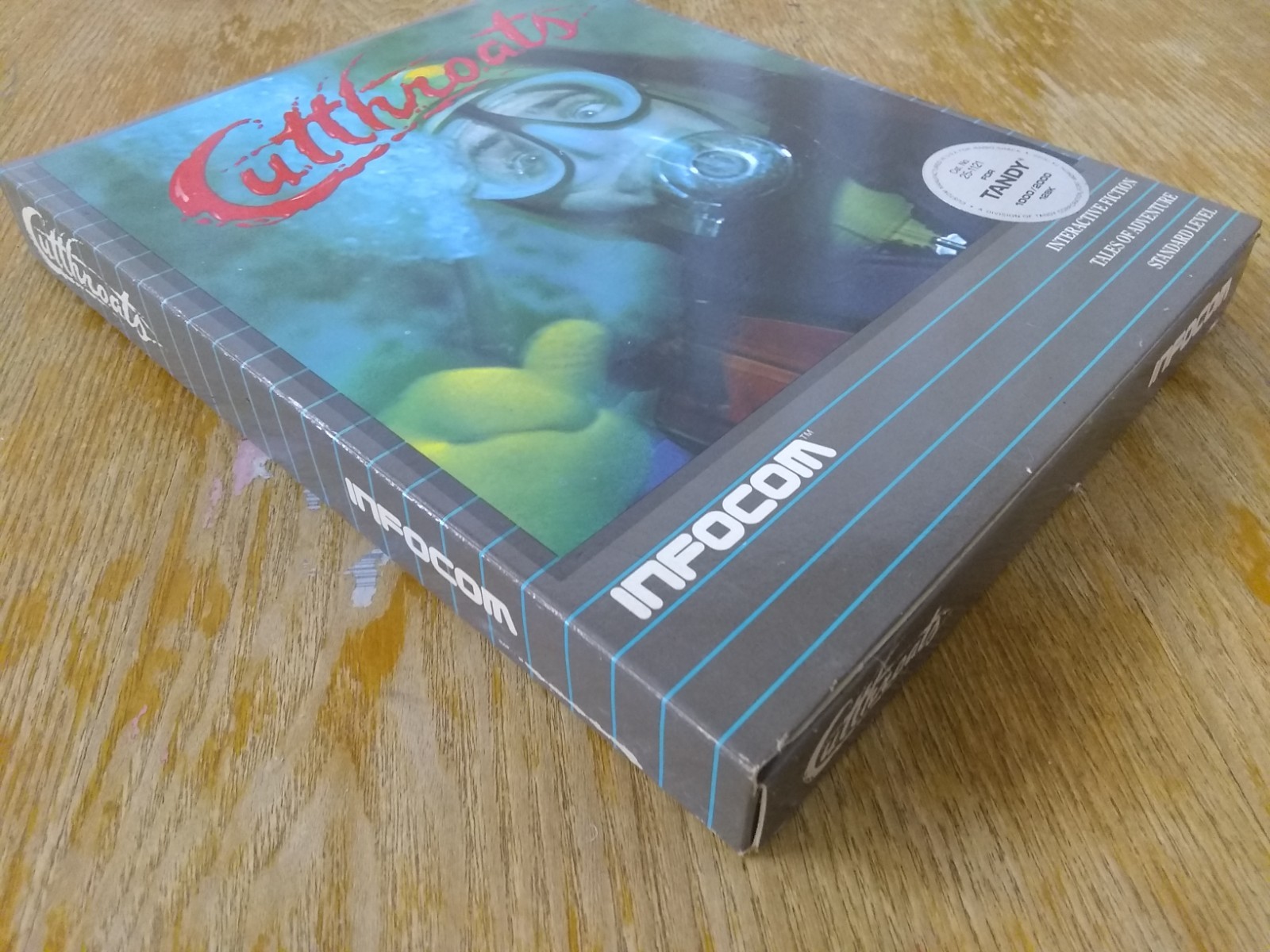 Cutthroats Tandy Version, IN BOX, Infocom, Cat# 25-1121
