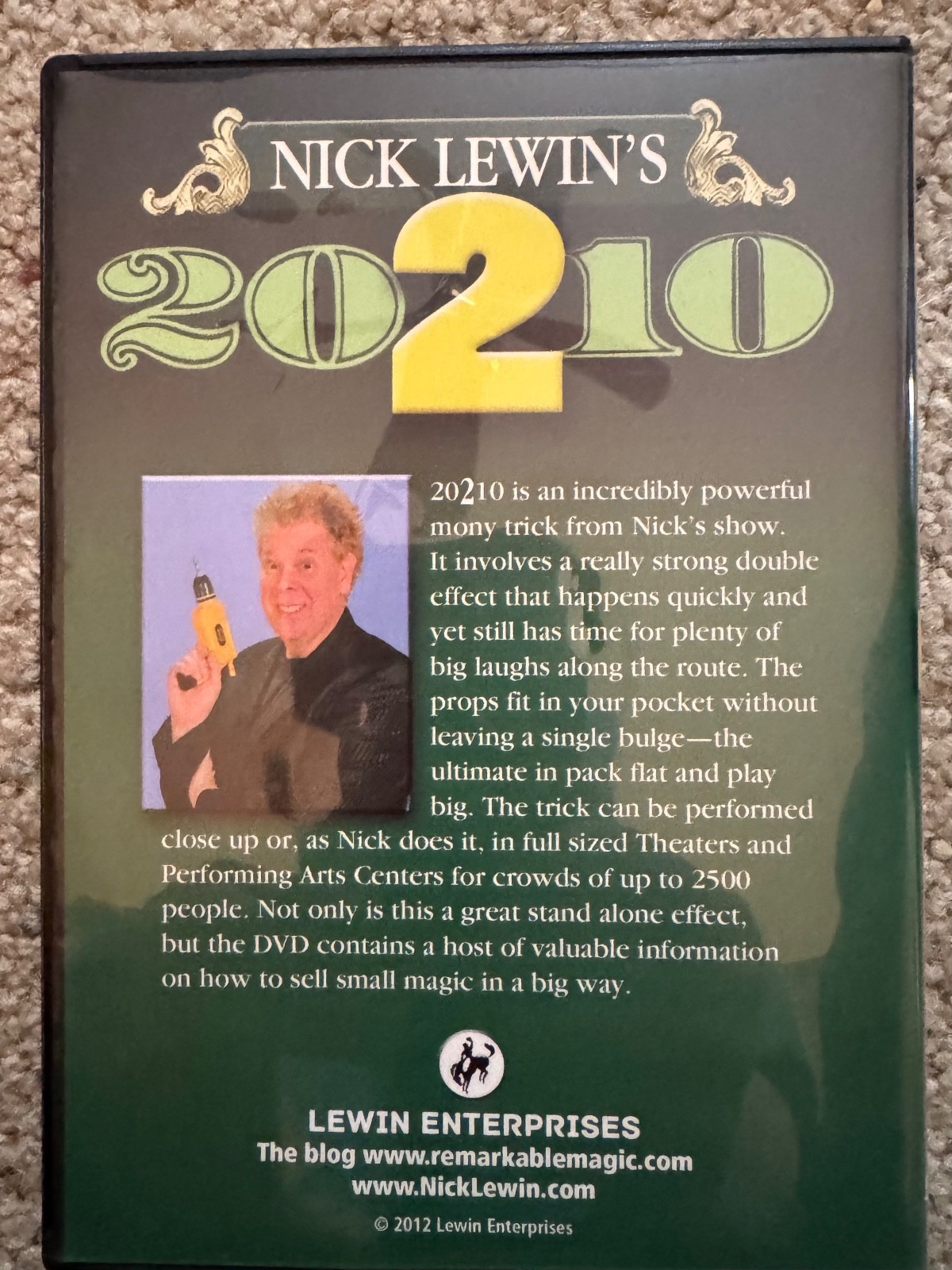Nick Lewin's 20-2-10s - DVD