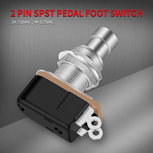 13pcs SPST Momentary Soft Touch Foot Switch Normally Open 13Pcs Switch Silver