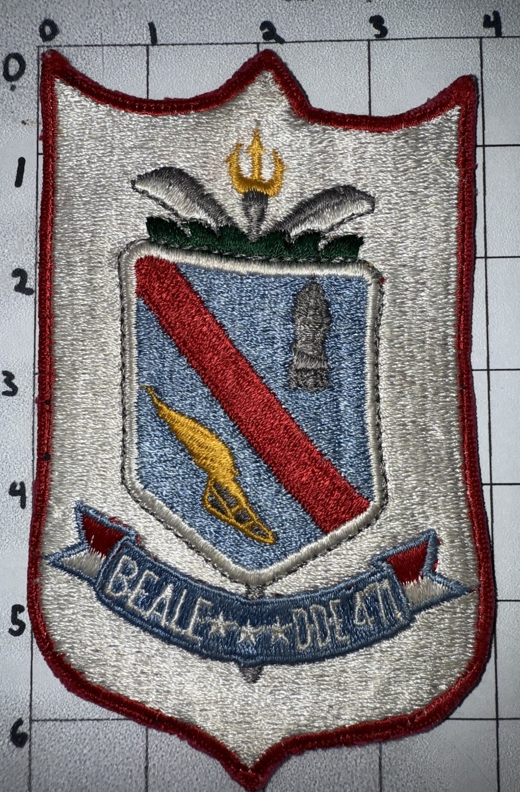 Vietnam War - 1970s USN USS Beale DDE-471 Patch (24)