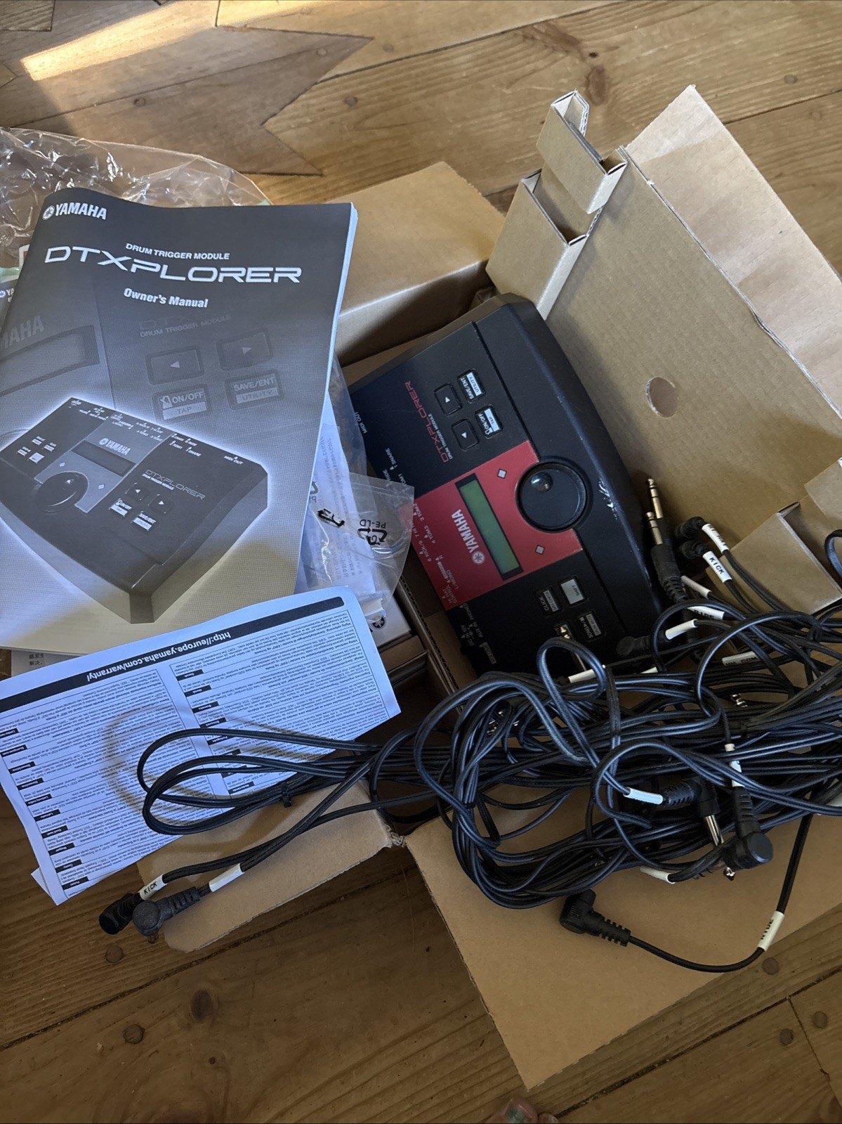 Yamaha DTXplorer DTXPL Electronic Drum Trigger Module w/ Power Supply