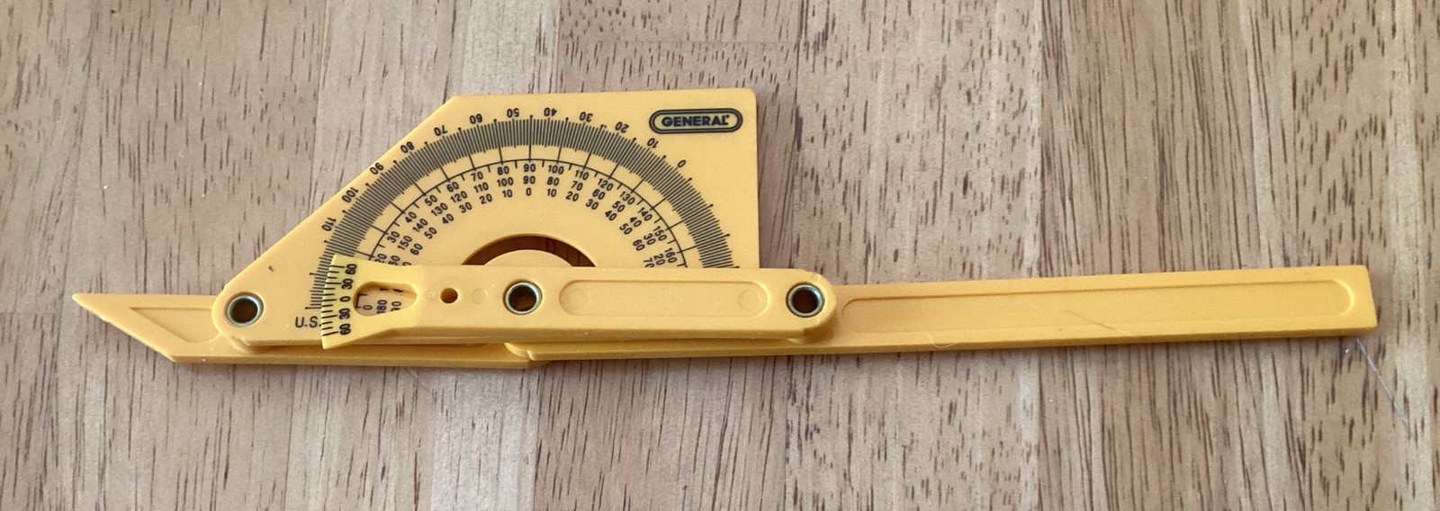 29 Plastic Protractor and Angle Finder, Outside, Inside Sloped Angles 0° to 180°