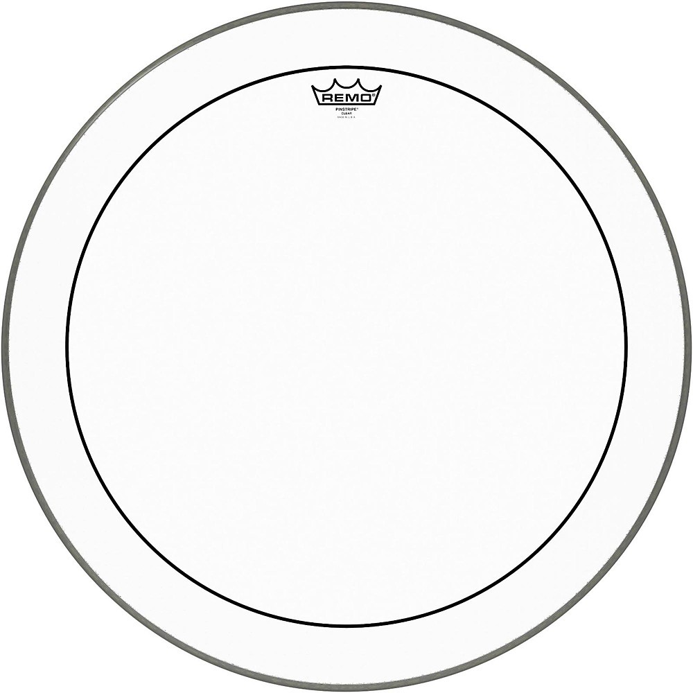 Remo Pinstripe Clear Bass Drum Head  24 in.