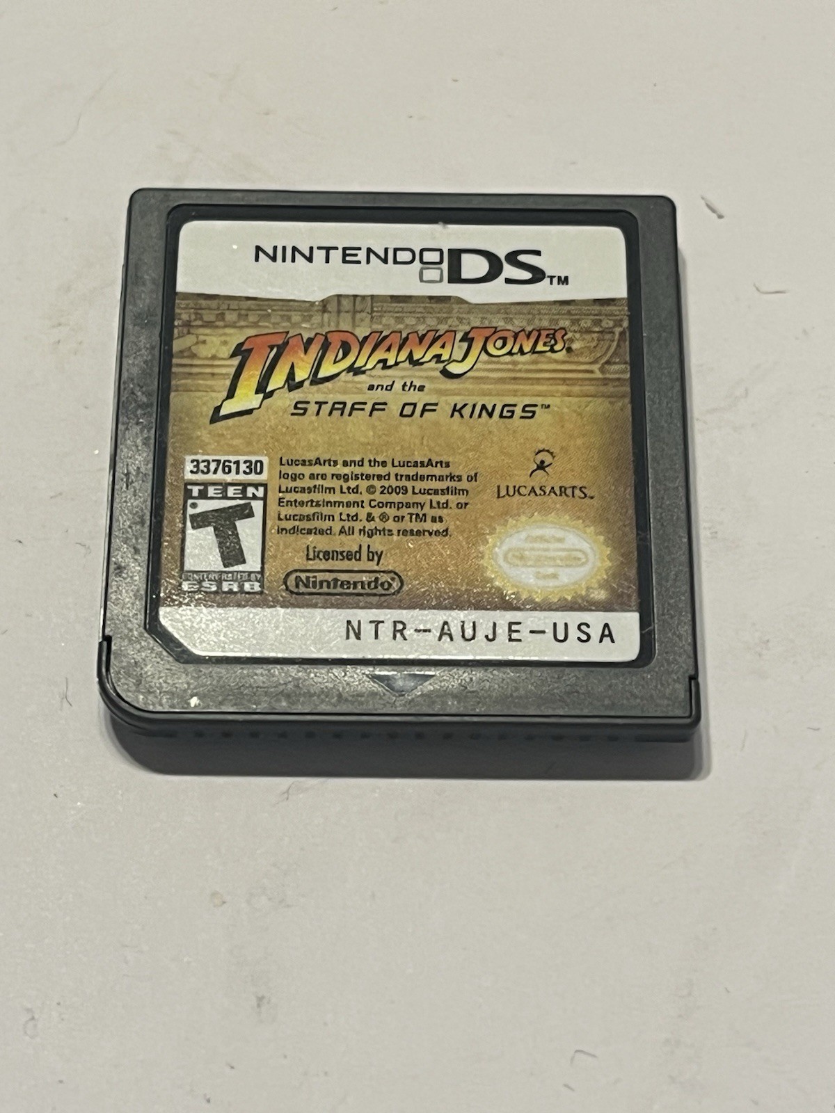 Indiana Jones and the Staff of Kings (Nintendo DS, 2009) ~ Cartridge Only