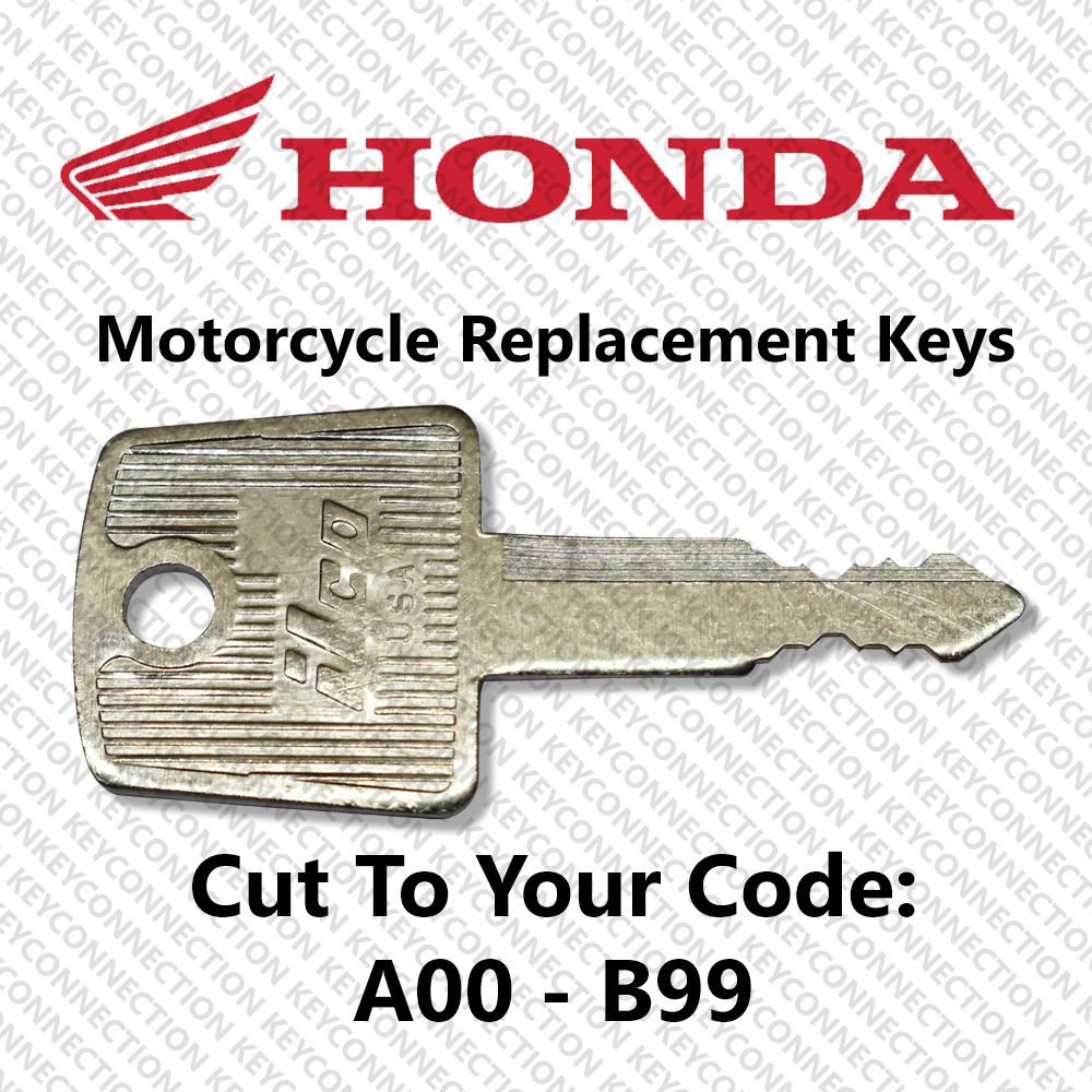 Honda Motorcycle ATV Pioneer Key Cut to Your Code A00 - B99