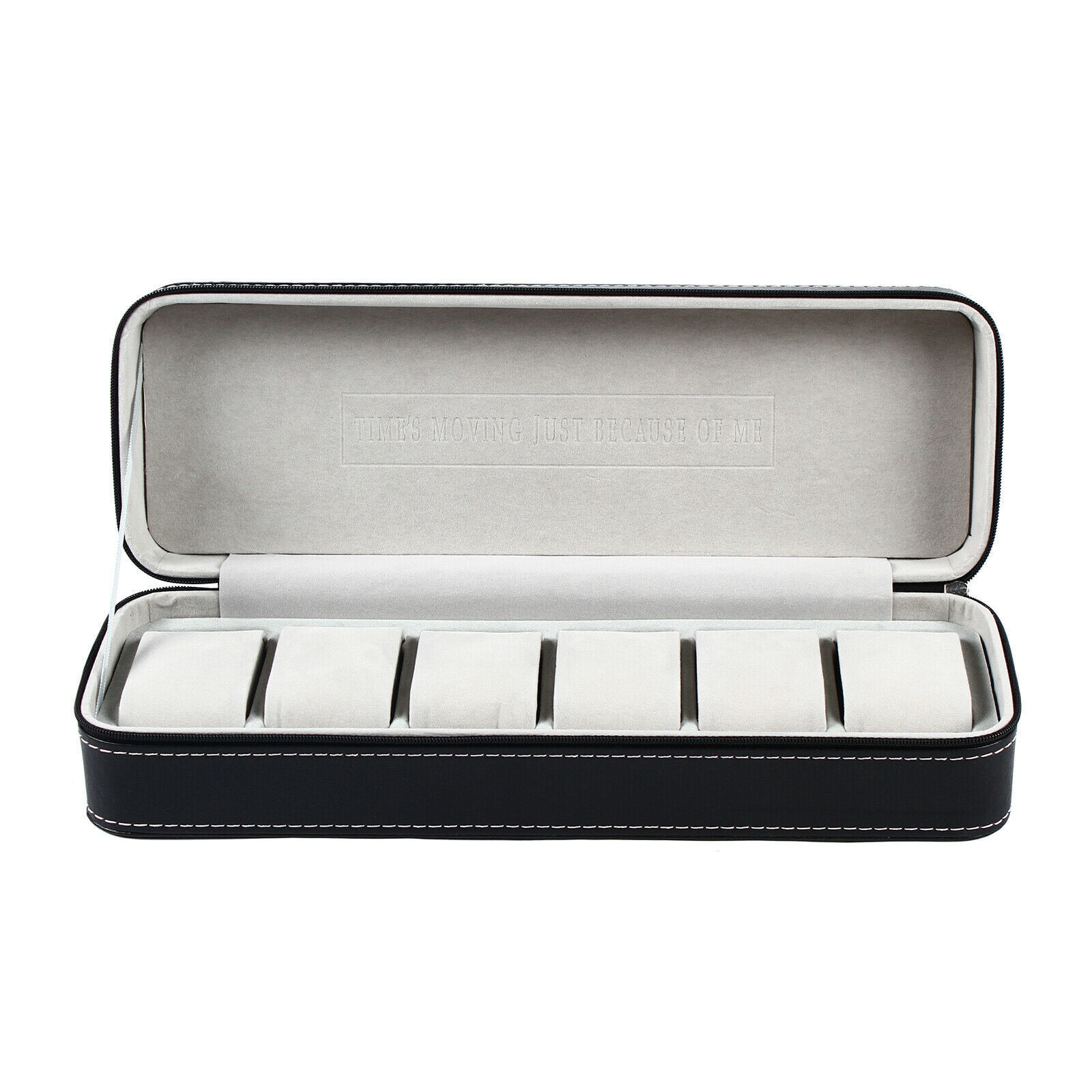 New Multiple Sizes Watch Display Case Storage Box Case | Leather Rounded Corner