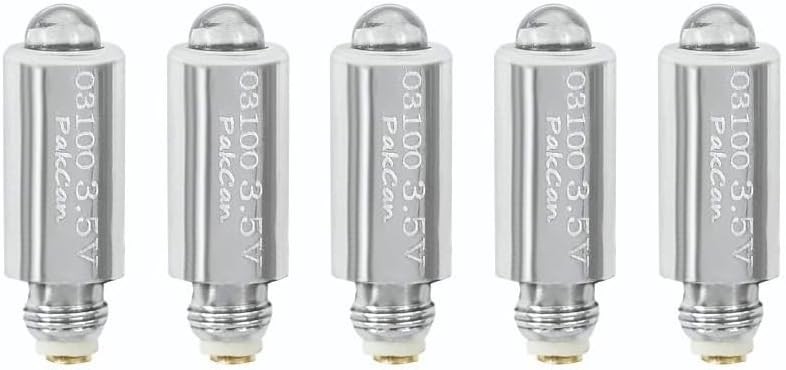 NEW PakCan Compatible with Welch Allyn 5 Pcs LED Replacement Bulbs 03100-U (Set
