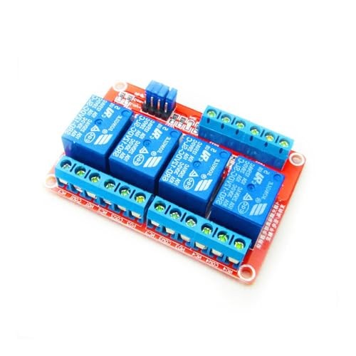 12v Relay Module 4 Channel with opto-Isolated high and Low Level Trigger for