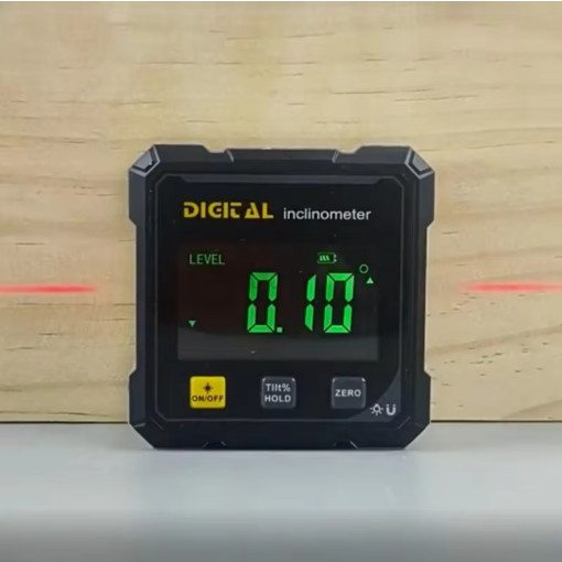 Digital Angle Finder Inclinometer Magnetic Laser Level Box Electronic Gauge