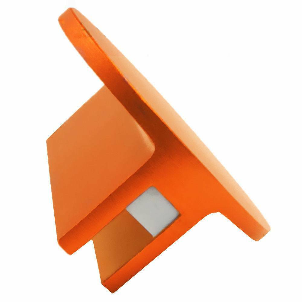 2X Aluminum Grooved Magnetic Jack Pad Jacking Puck Pinch Weld Frame Rail Adapter