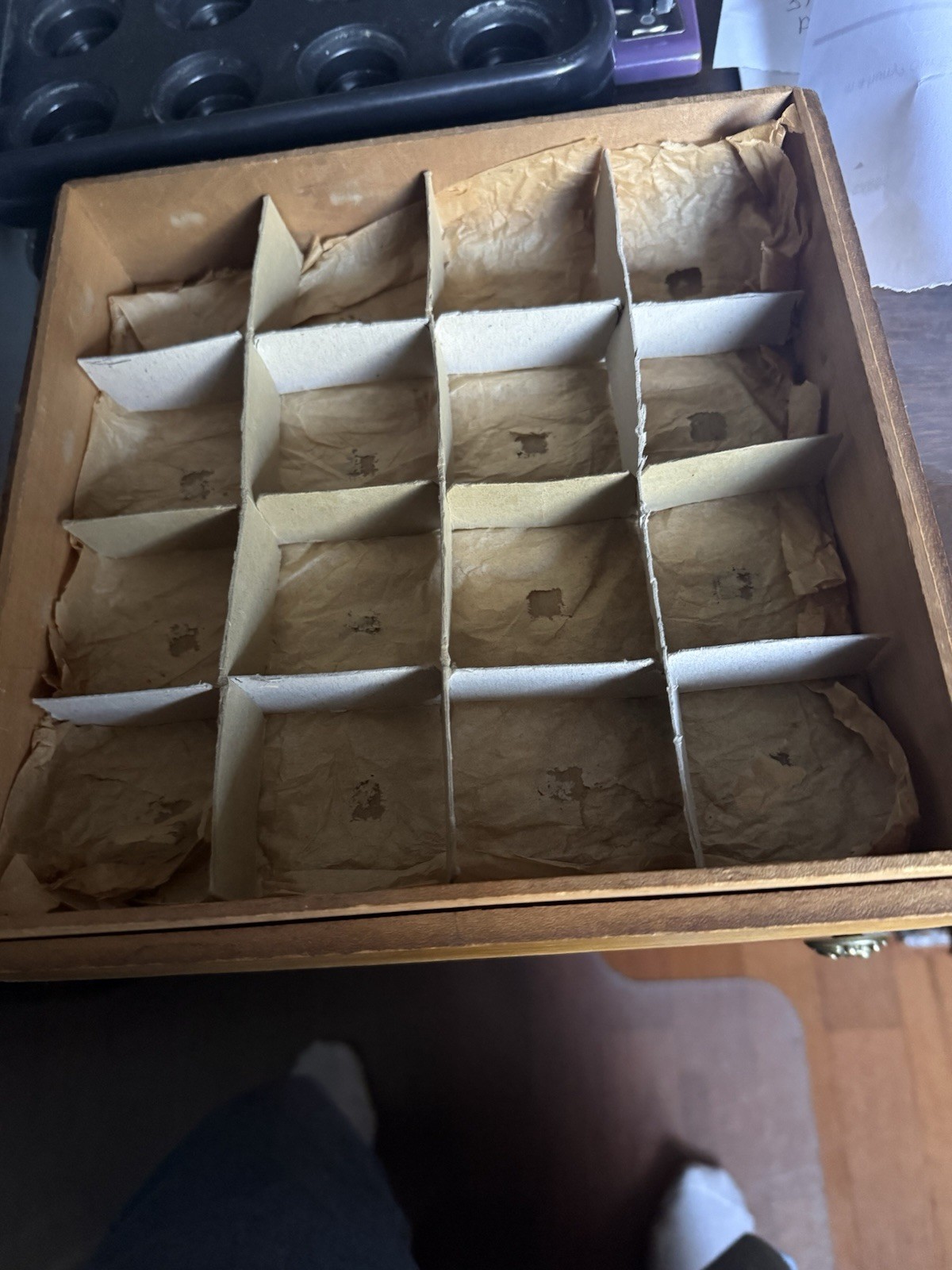 Antique Billiard Box And Balls