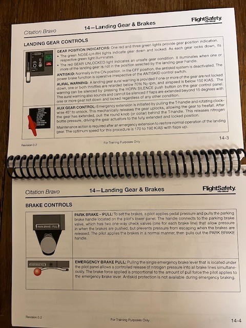 Cessna Citation Bravo (550) Pilot Recurrent Training Handbook