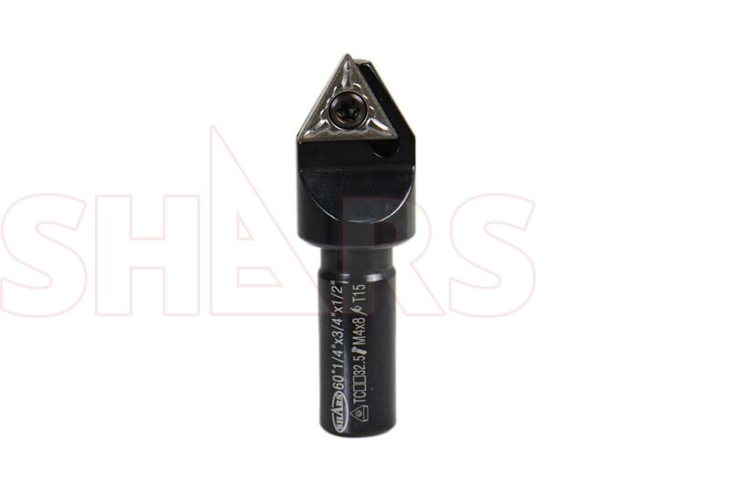 1/4", 1/2", 1-1/4" 60° Indexable Carbide Countersink Chamfering Set NEW #]