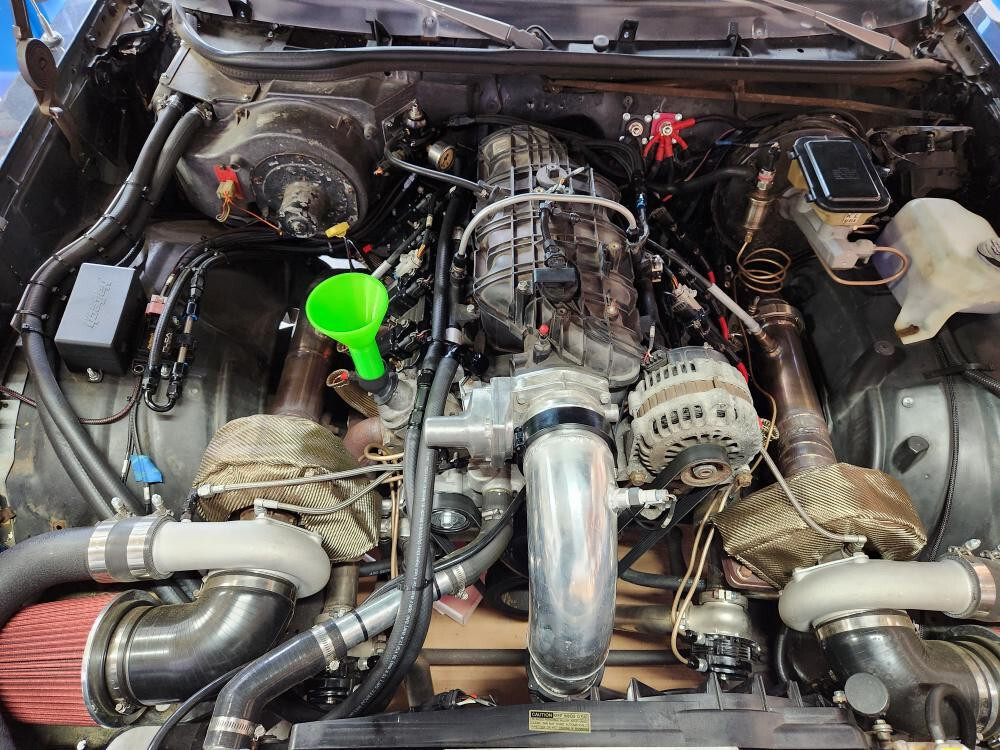 Chevy LS/Vortec oil fill funnel