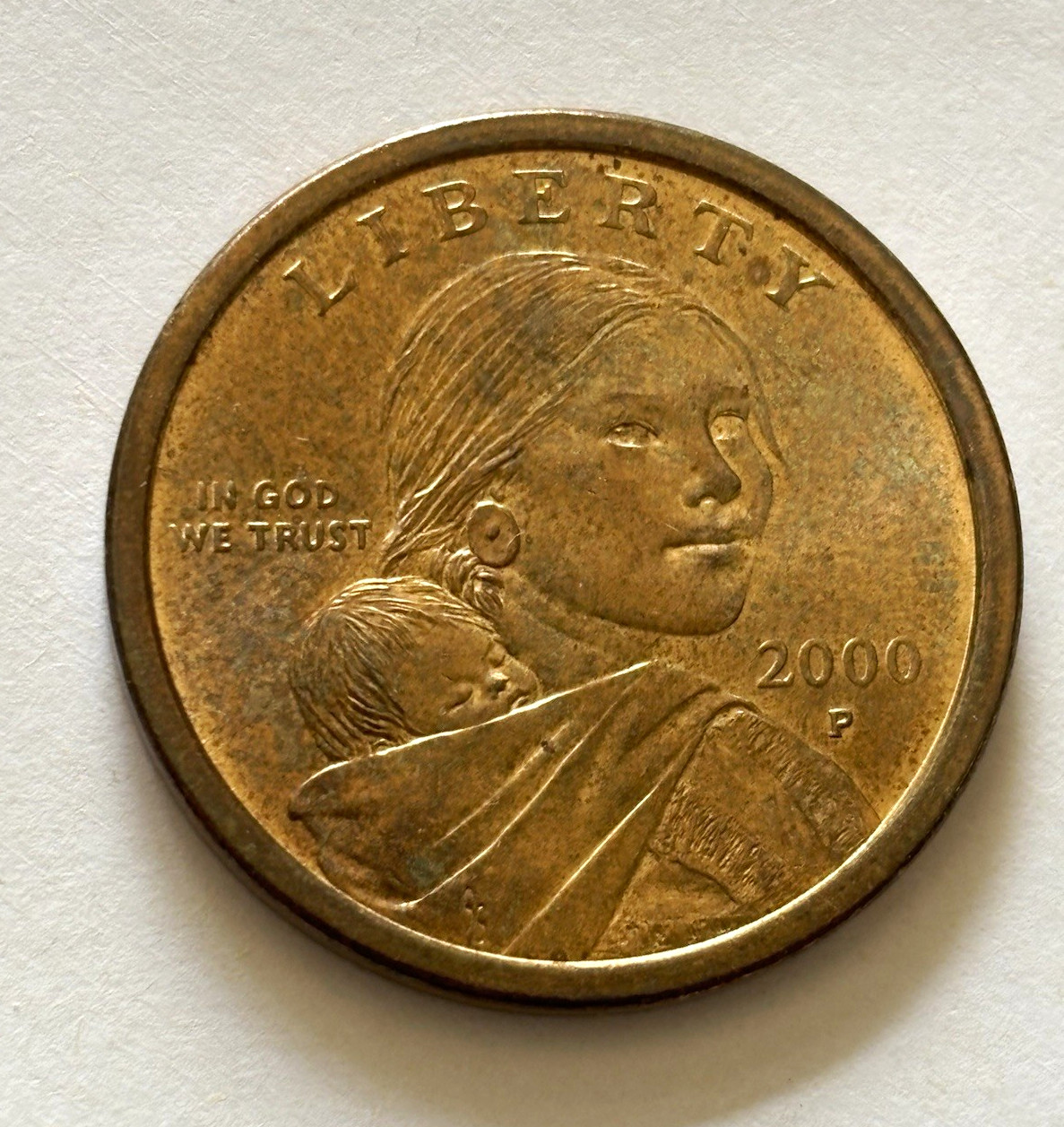 2000-P Sacagawea Native American $1 Coin Philadelphia Business Strike KM#309