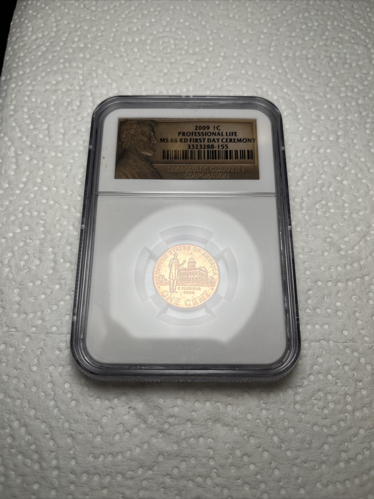 2009 Lincoln Penny MS66 RD Professional Life NGC Certified
