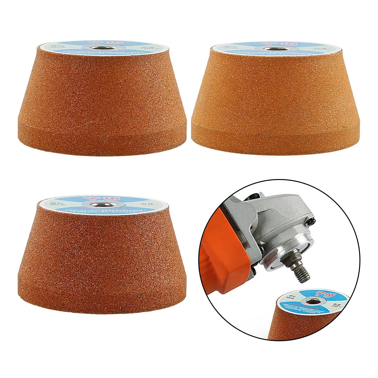 3x Angle Grinder Grinding Wheels Universal Easy to Install Multipurpose Grinding